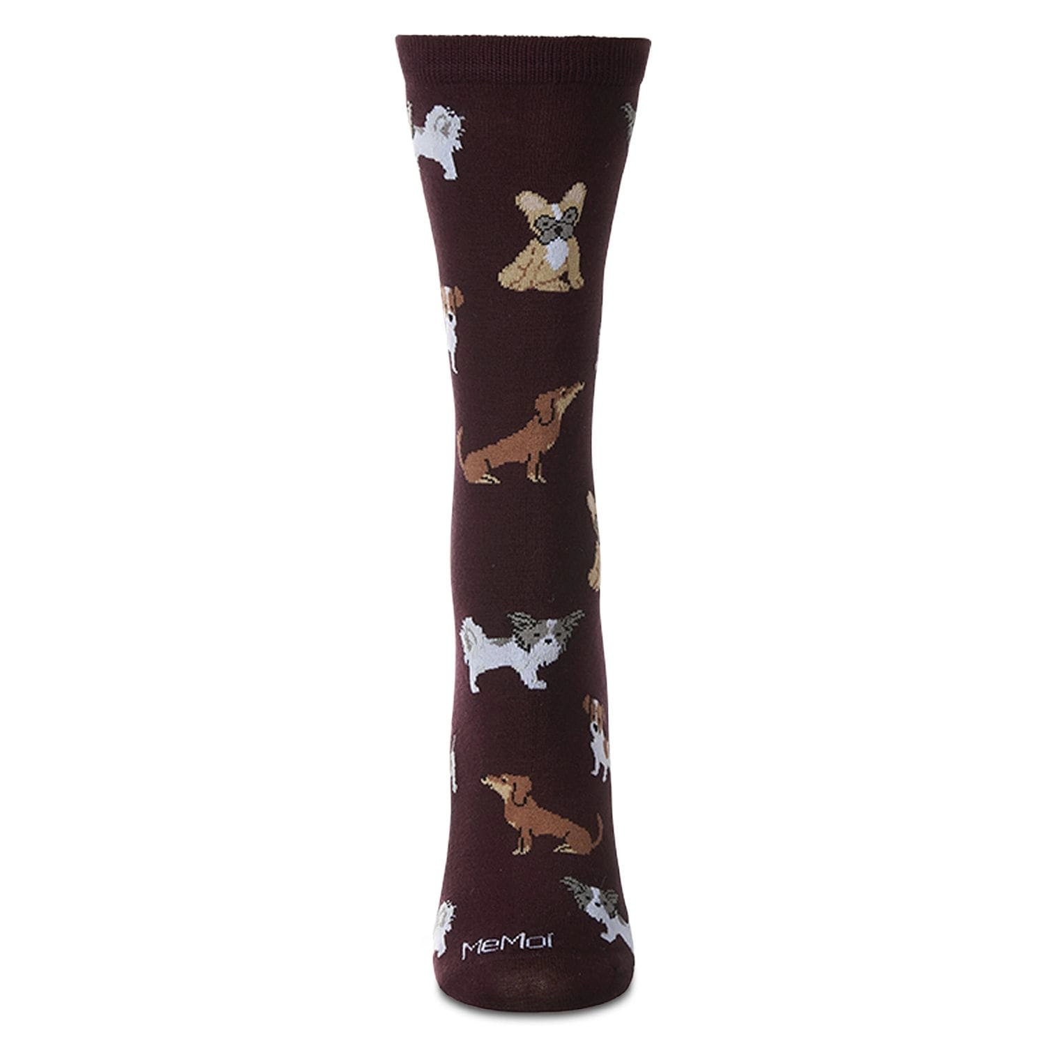 MeMoi They Call it Pupper Love Bamboo Blend Crew Socks