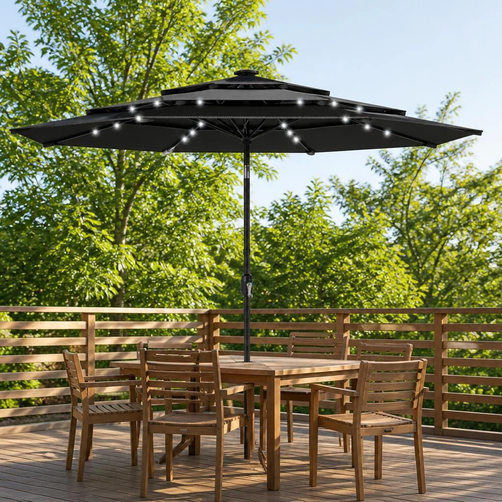 WOW PIONEER Round Patio Umbrella