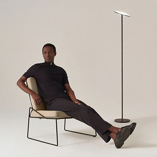 Brightech Sky Torchiere Adjustable Floor Lamp