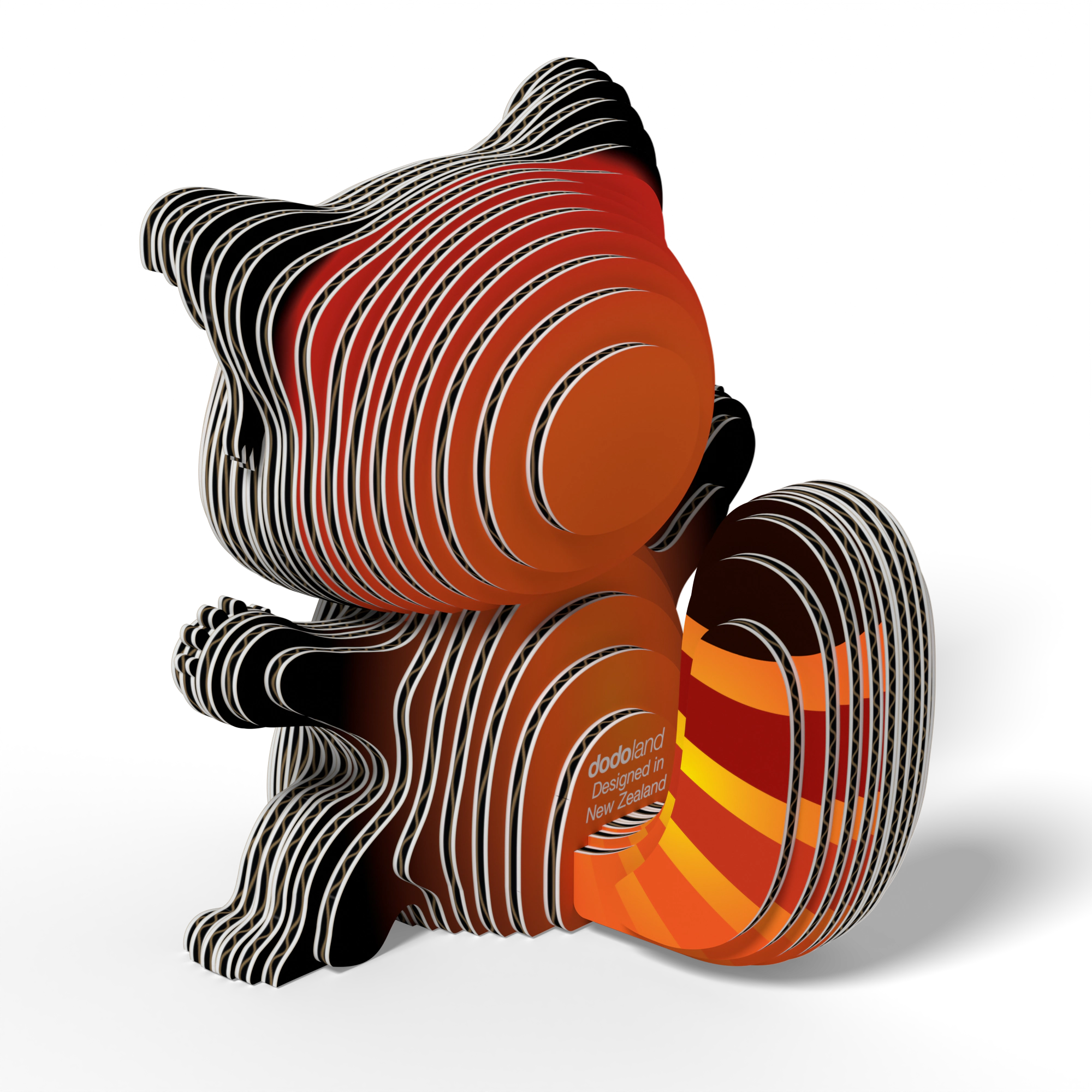 EUGY Red Panda 3D Puzzle - contains 44 puzzle pieces