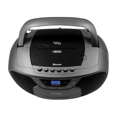 Jensen Portable Bluetooth CD Stereo System with AM/FM Radio & USB CD-590