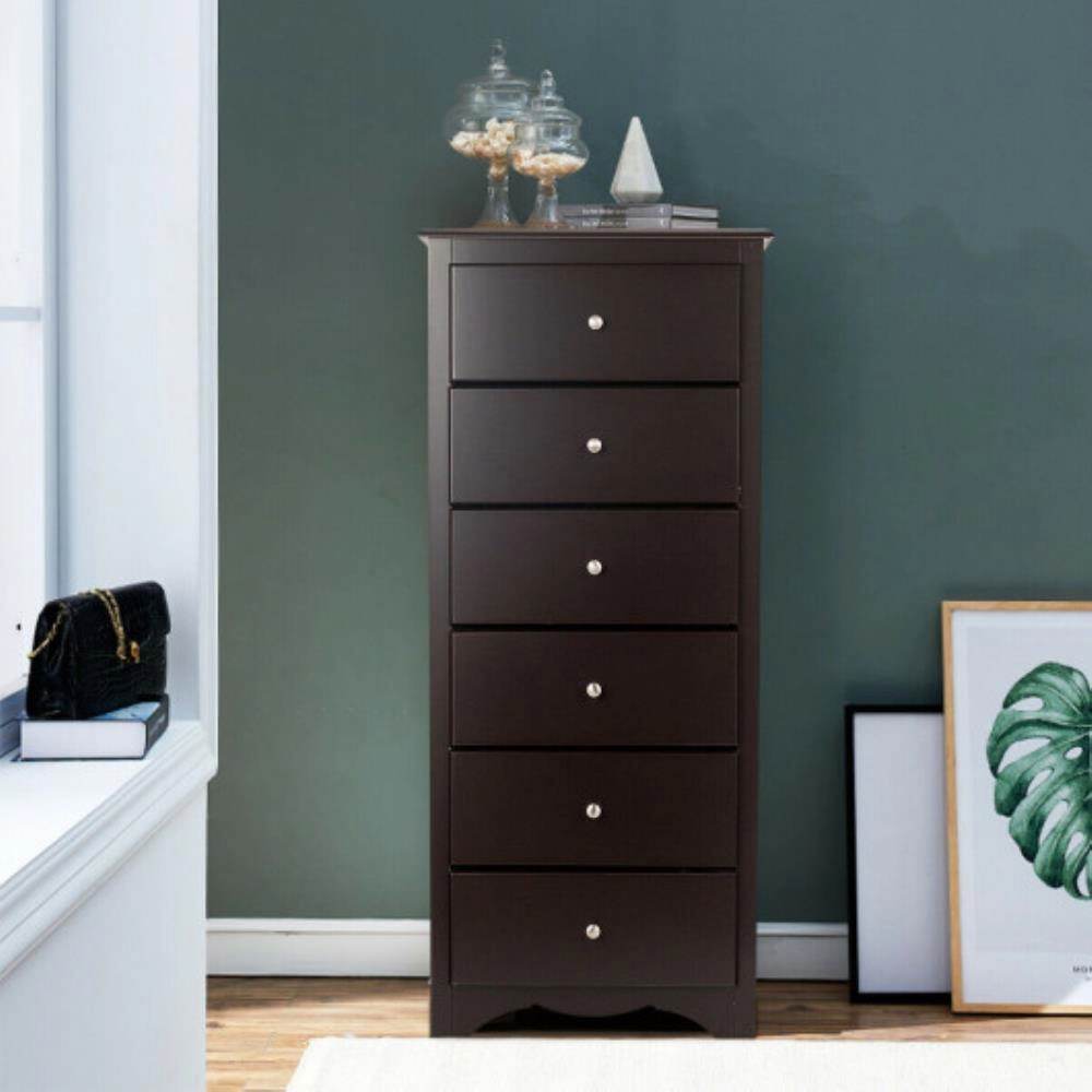 Hivvago Modern Bedroom Dresser with 6 Drawer Compartments