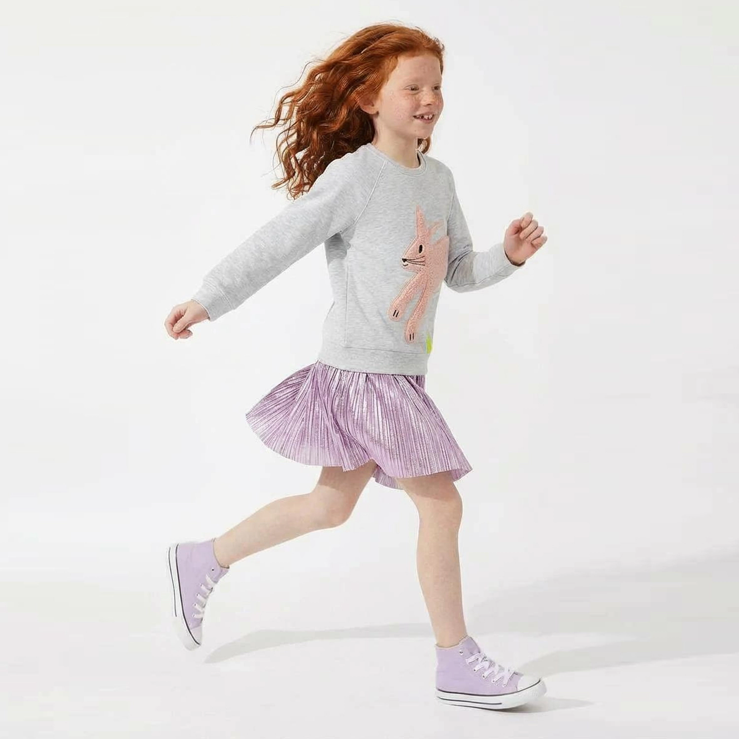 Rockets of Awesome Shimmery Pleat Skirt for Girls