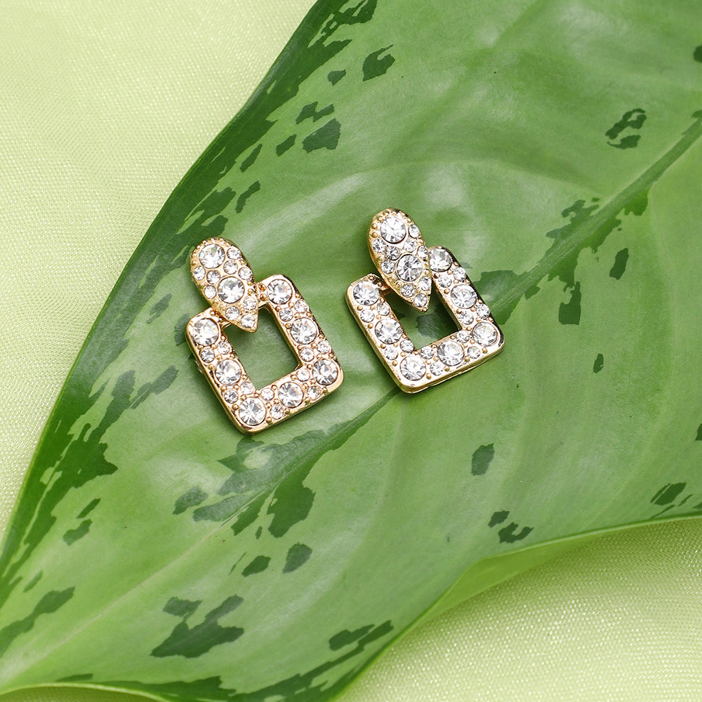 SOHI Women's Embellished Drop Earrings