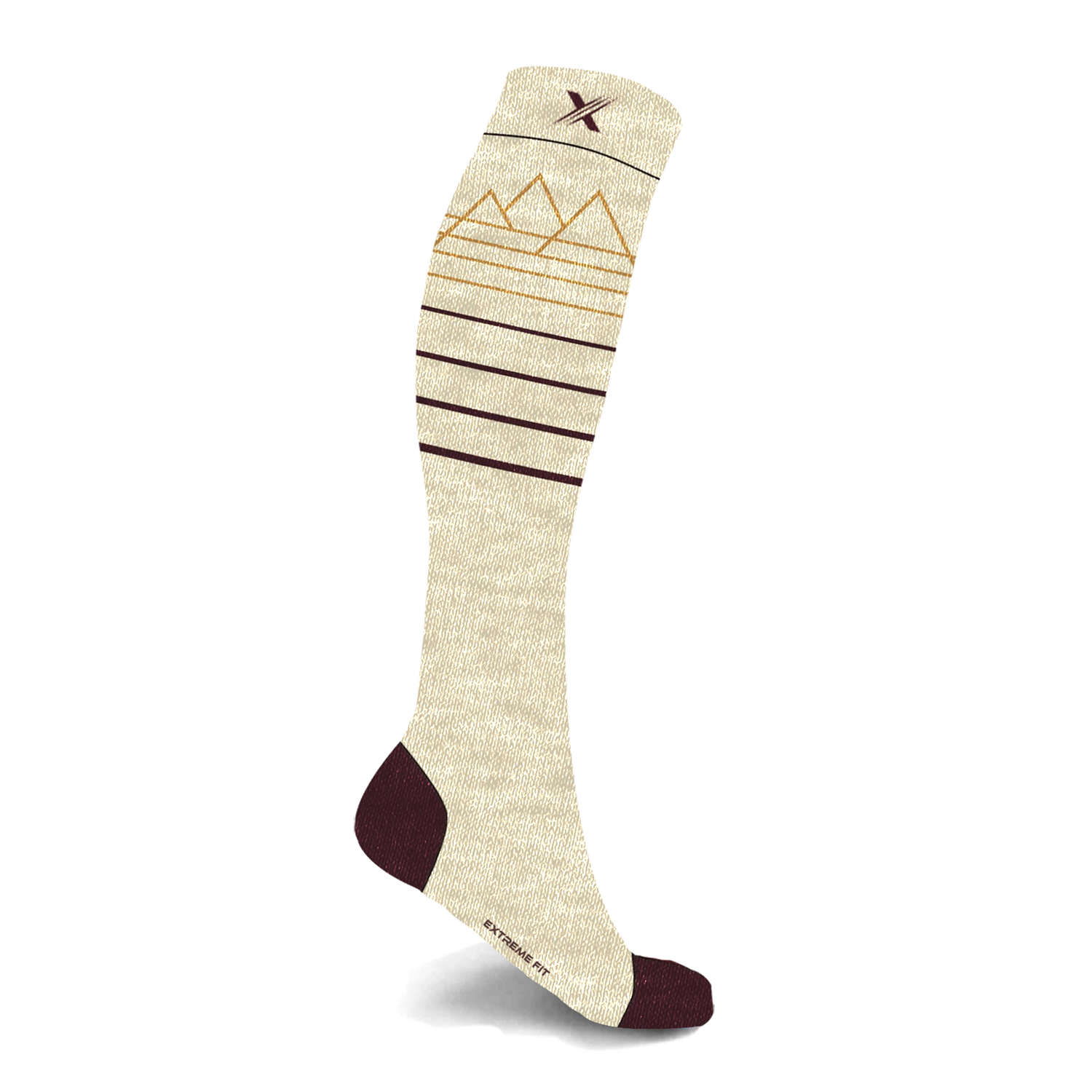 Extreme Fit Premium Merino Wool Compression Socks - Designed For Winter, Hiking, Camping, Snowboarding, Skiing