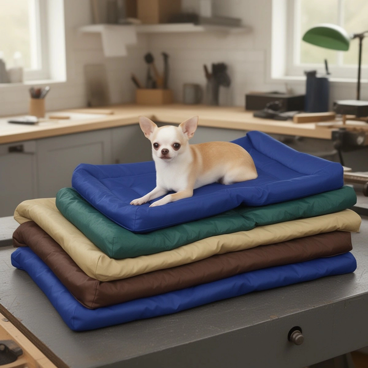 Slumber Pet Water Resistant Bed, Royal Blue - Extra Large