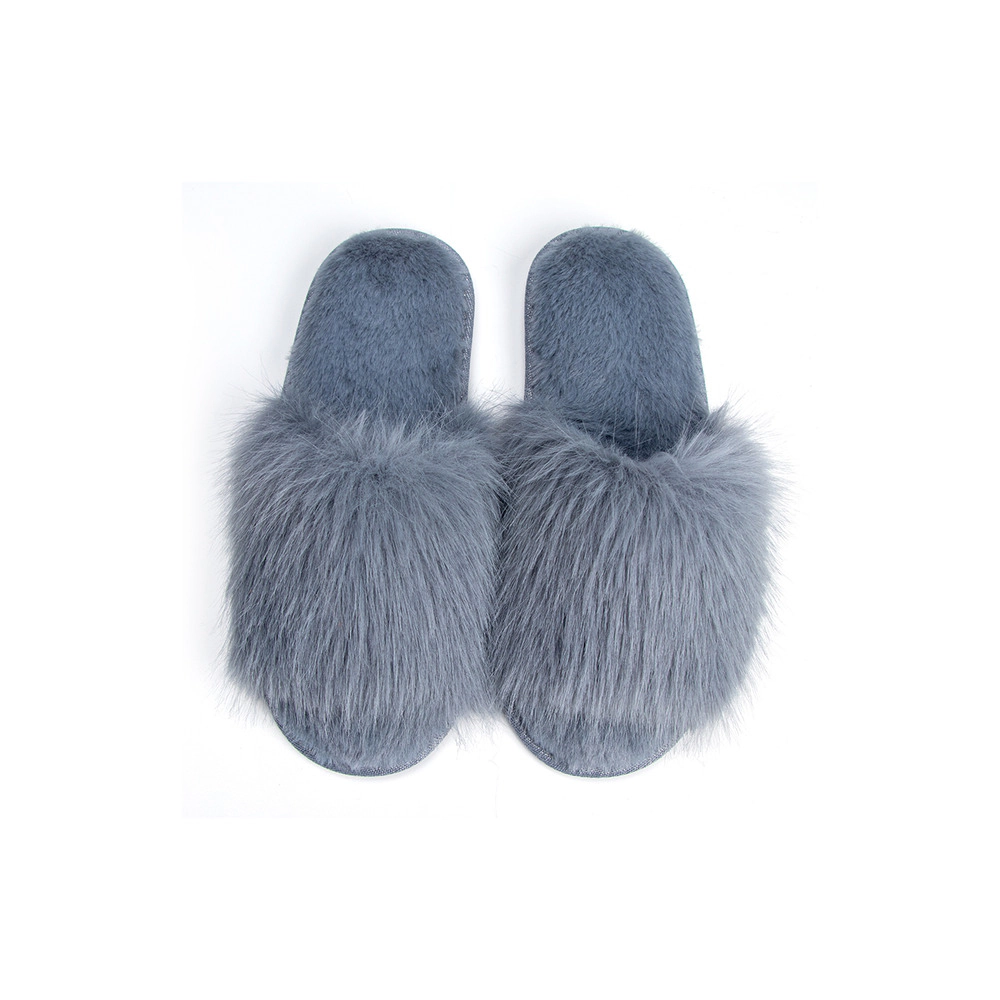 Roxoni Cozy Chic Fuzzy Slippers for Women
