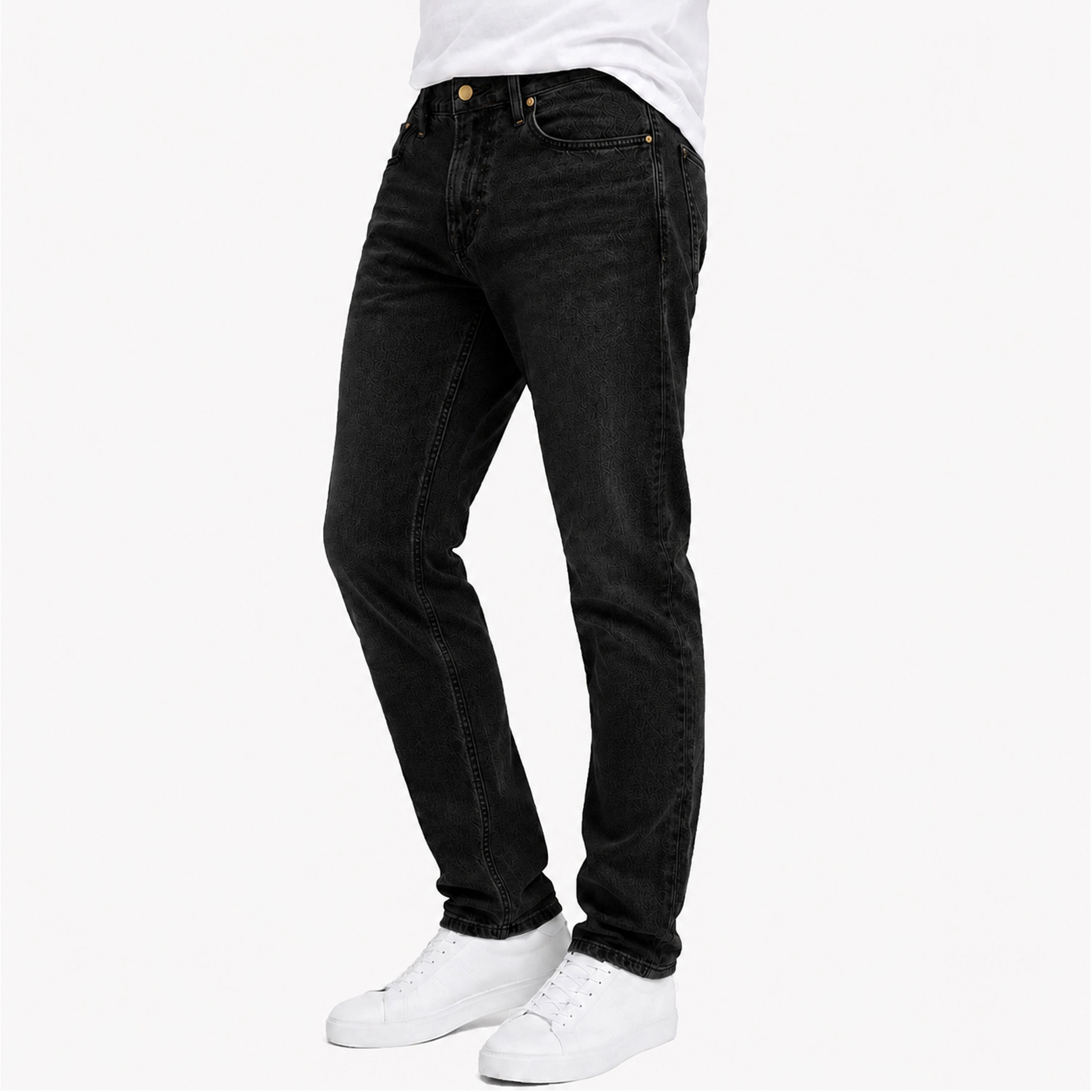 Men's Flex Stretch Slim Straight Jeans with 5 Pocket (Sizes, 30-42)