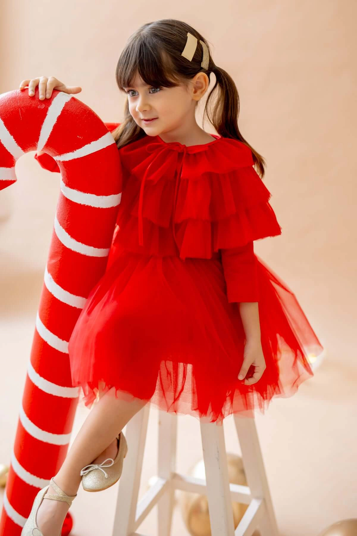 Mini Celebrities Girls Red Love Dress Set