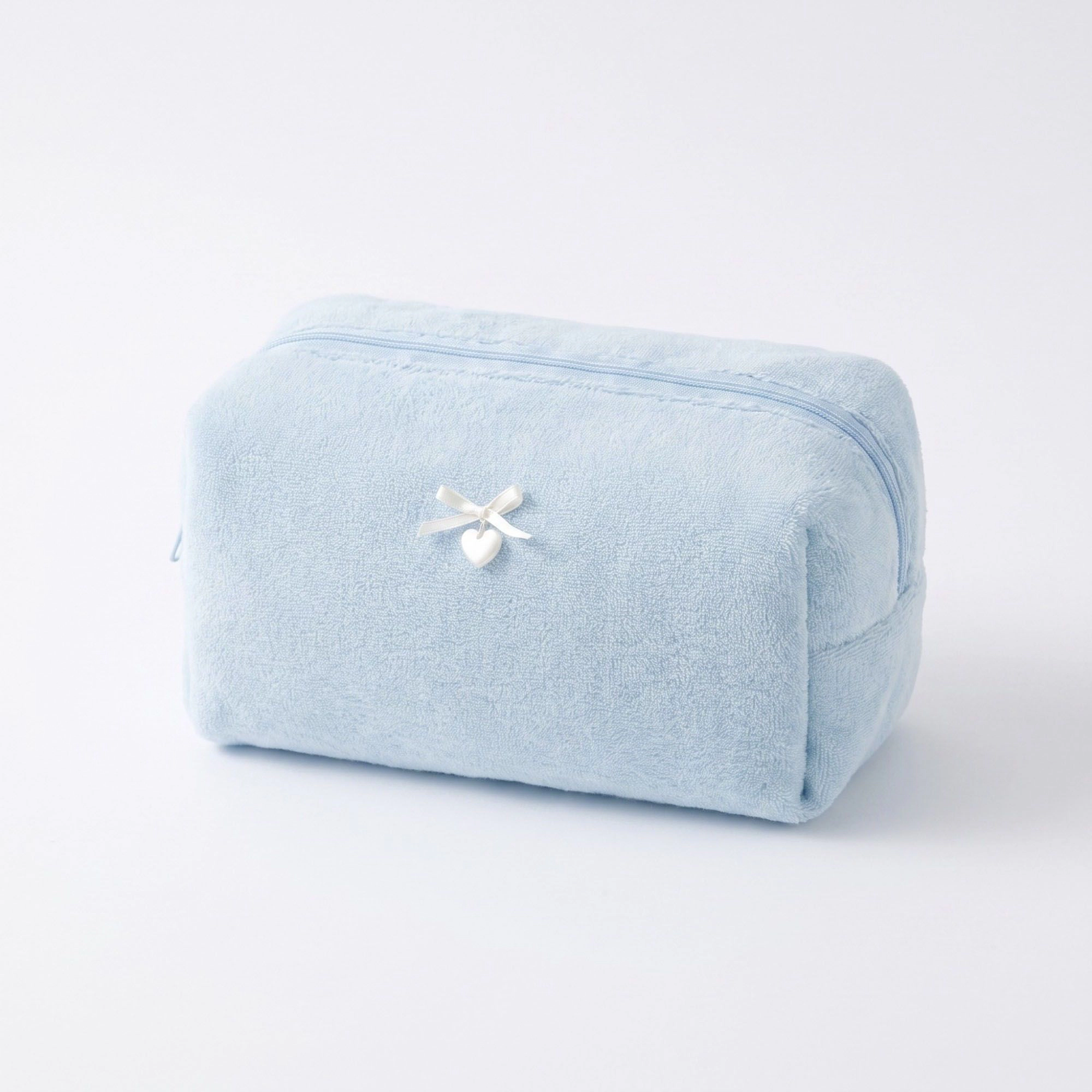 Alilang Soft Textured Cosmetic Bag Zipper Makeup Toiletry Organizer