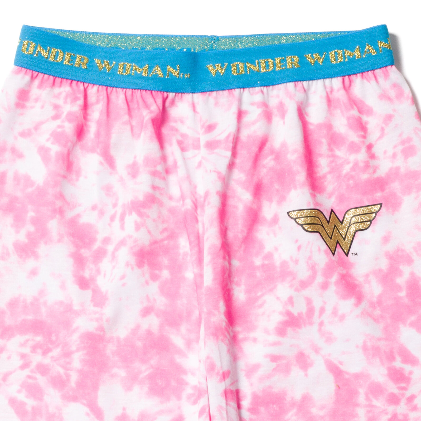 DC Comics Justice League Wonder Woman Girls' 2-Piece Pajama Shirt and Pants Set