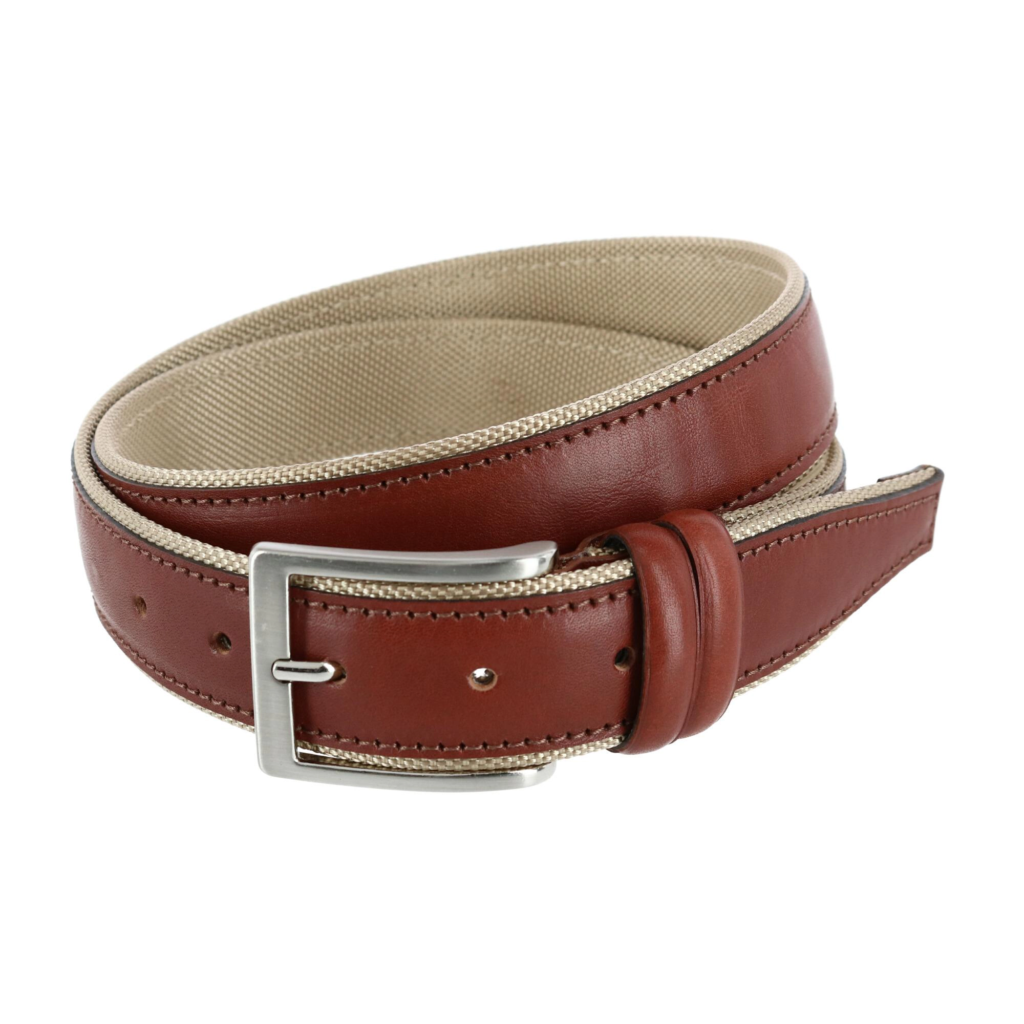 Trafalgar Men's The Back Nine Leather and Nylon Golf Belt