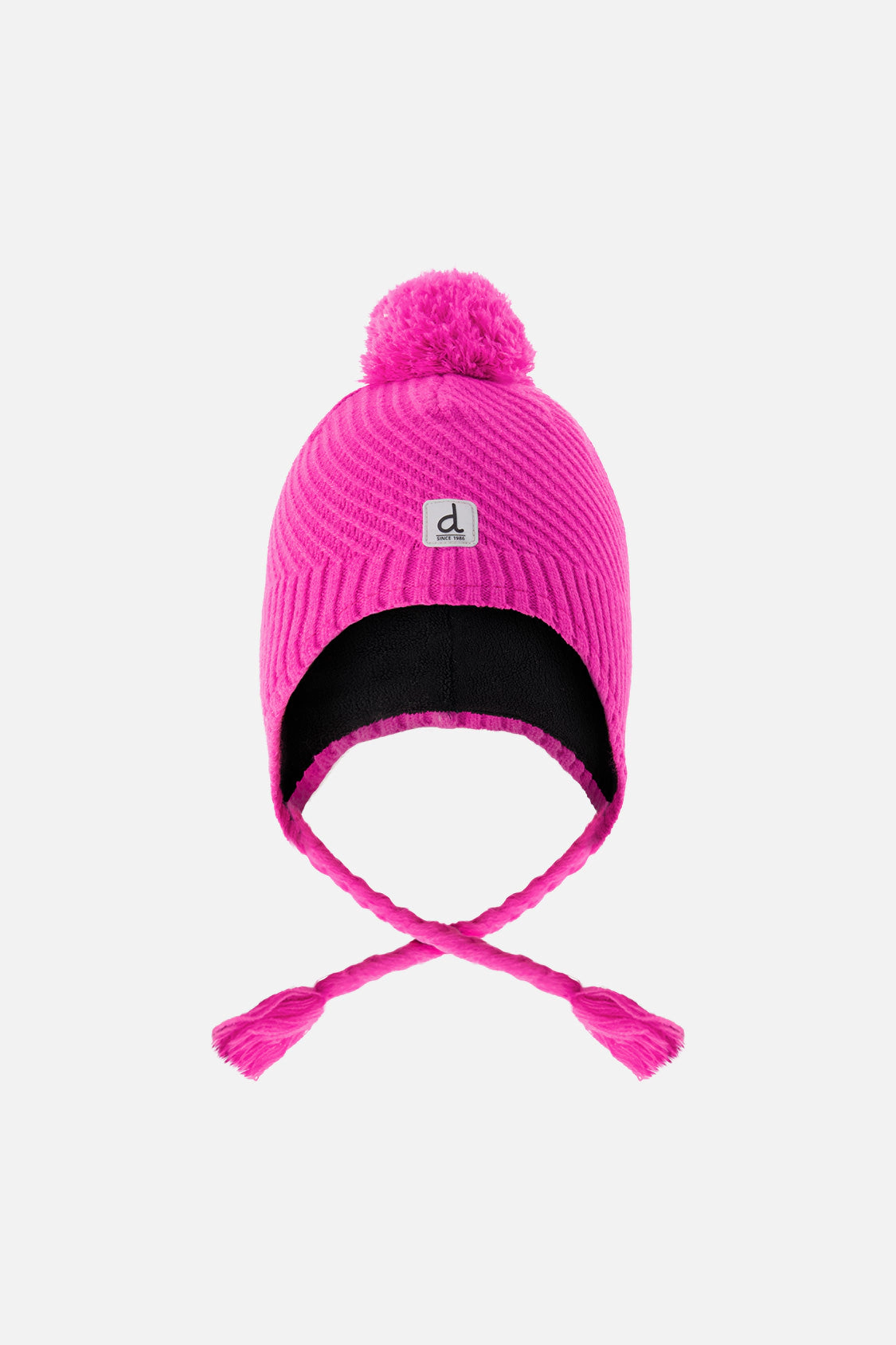 Deux par Girls Winter Peruvian Knit Hat with Pompom