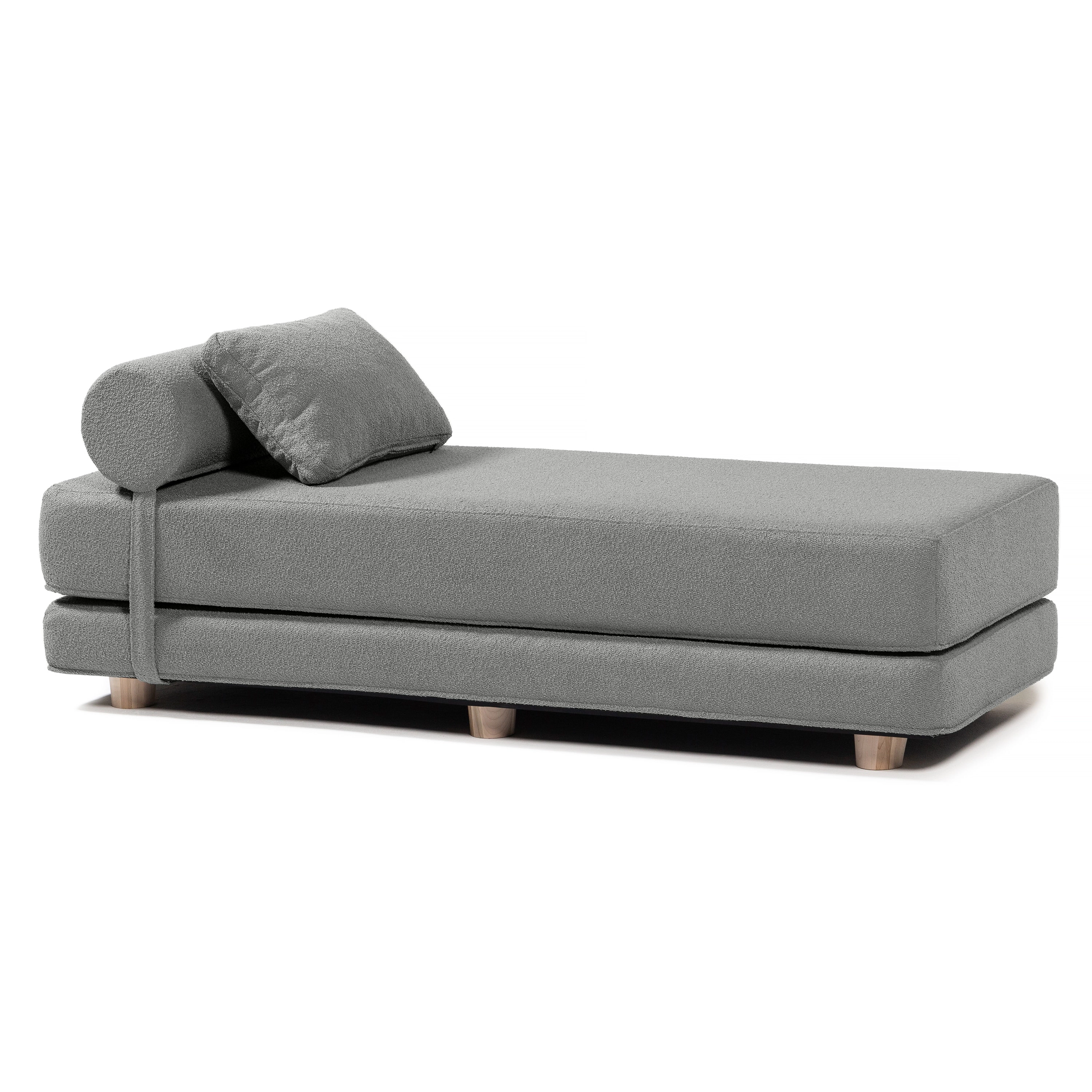 Avida Daybed - Fold-Out Sleeper Chaise with Premium Memory Foam Queen-Size Mattress