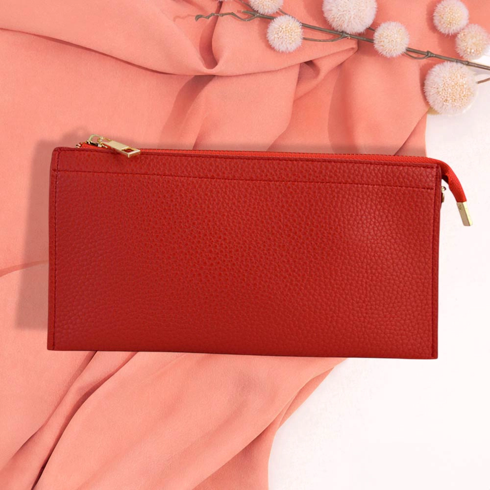 Fashnzfab Faux Leather Slim Wallet Crossbody Bag