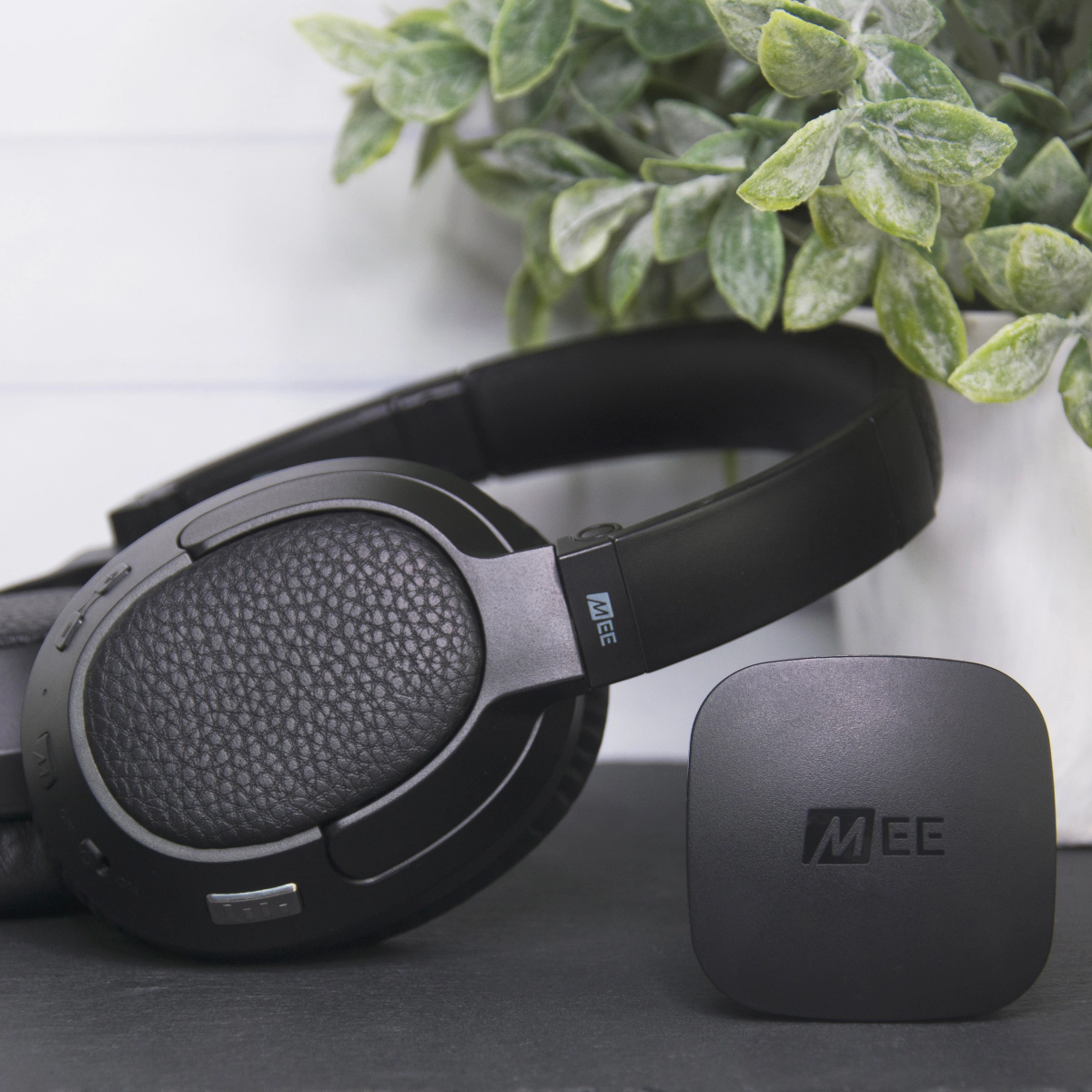 MEE audio Connect T1CMA Bluetooth Transmitter & Headphones Bundle for TV