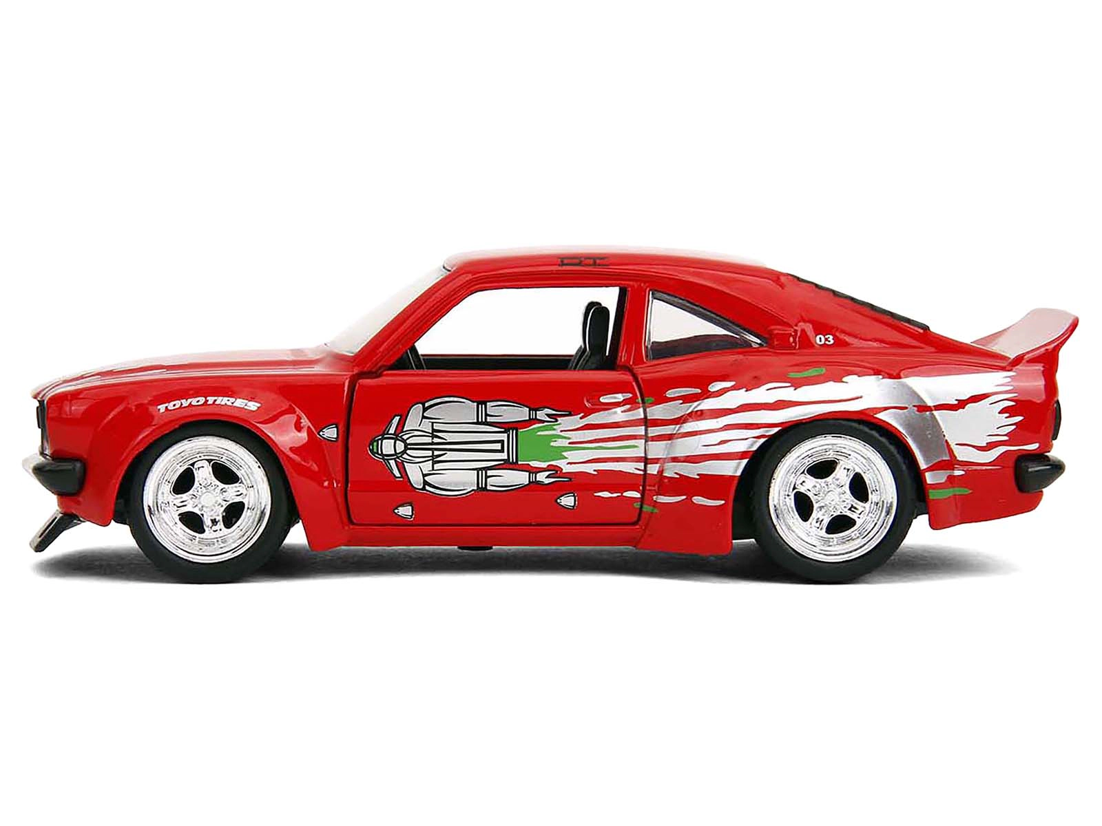 Jada 1974 Mazda RX-3 Red with Graphics "Fast & Furious" Series 1/32 Diecast Model Car by Jada
