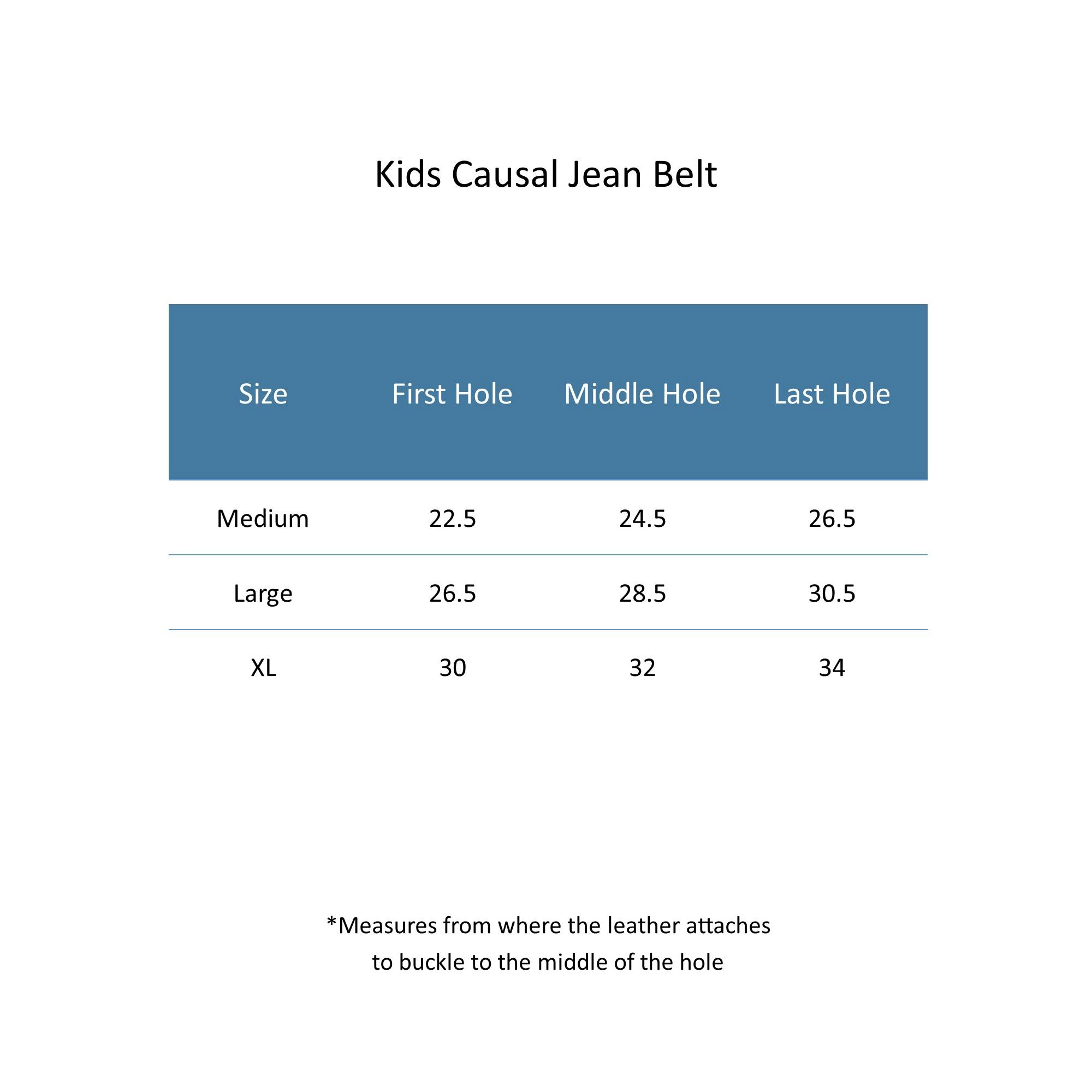 CTM Kids 1 1/8 Inch Causal Jean Belt (Pack of 2)