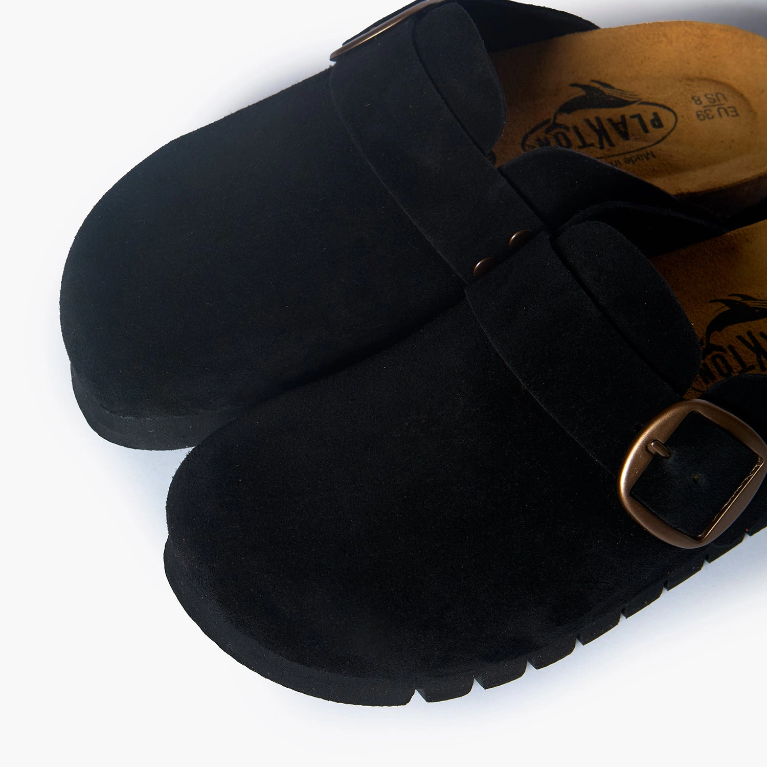 Plakton Women's Clog Suede Bell