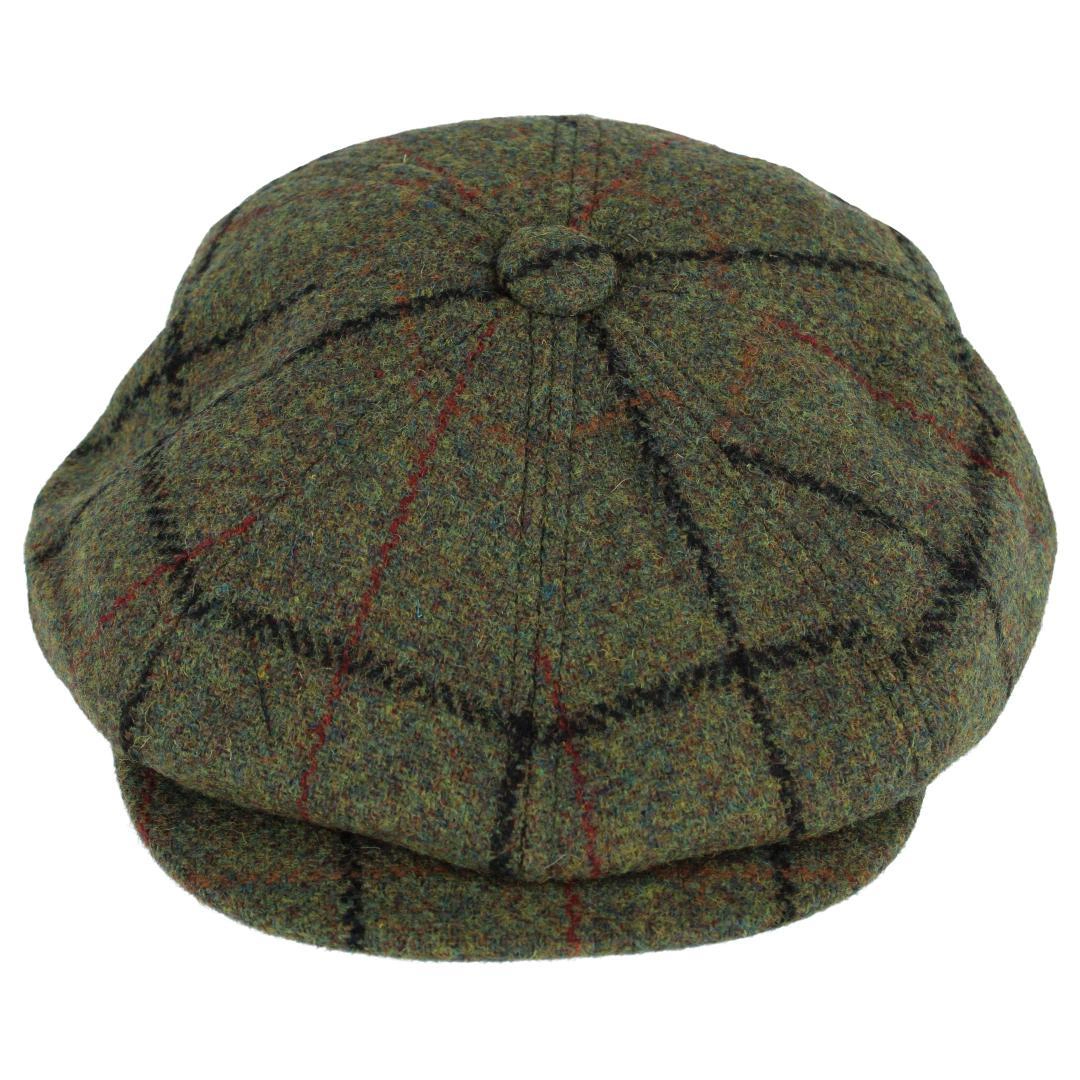 Epoch Hats Company Men's Berteil Wool Tweed Newsboy Cap