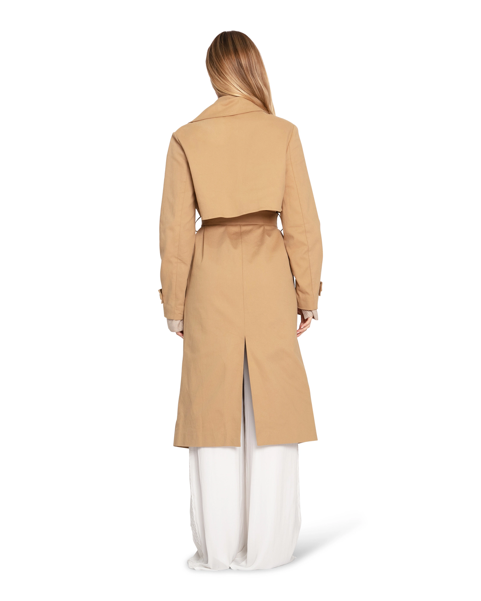 Belle & Bloom Womens Empirical Trench Coat