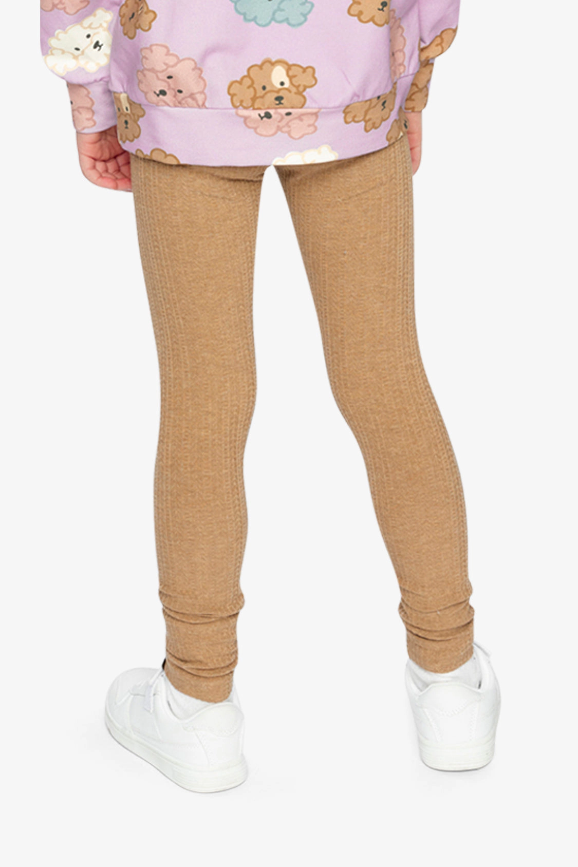 Deux par Girls Chevron Jacquard Knit Leggings