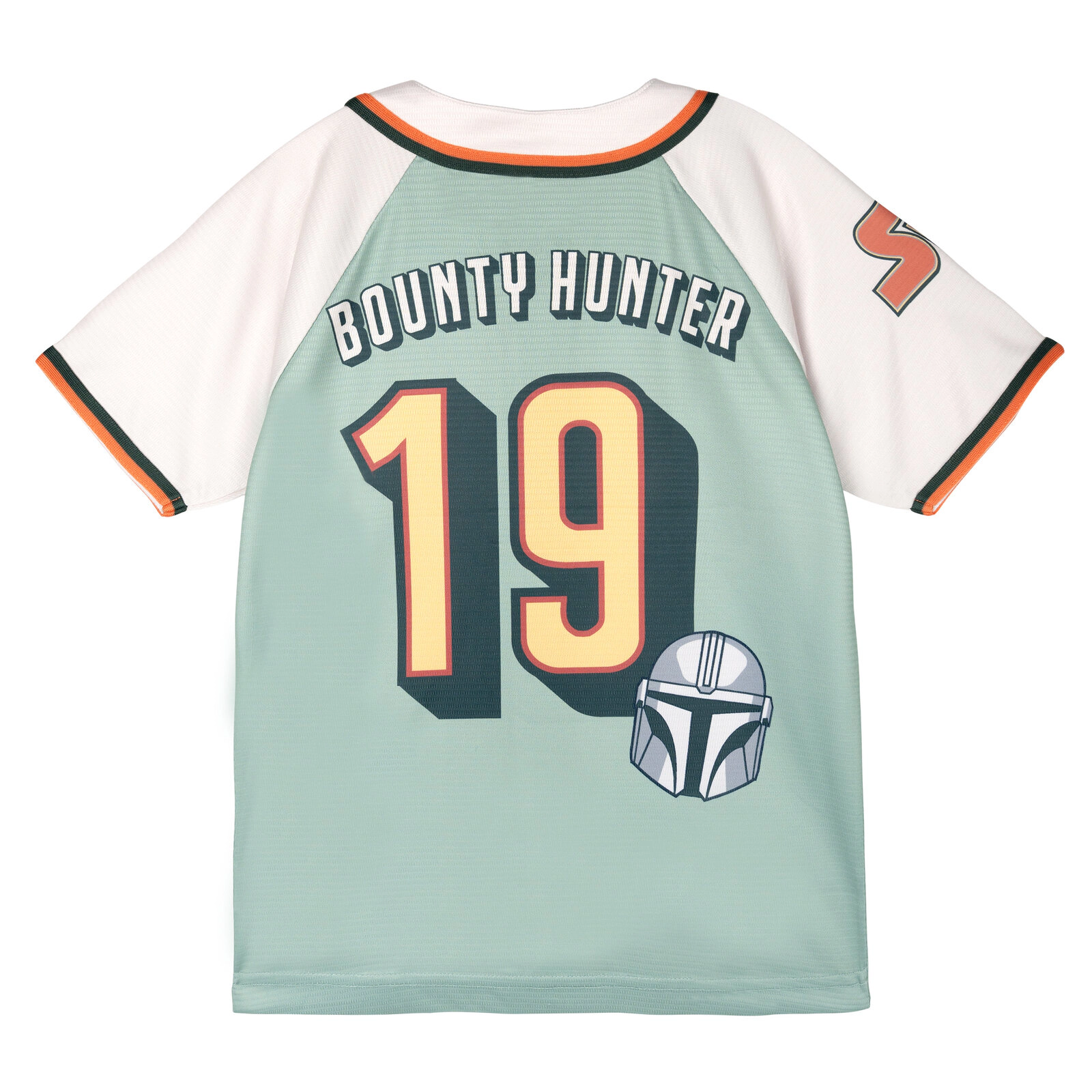 Star Wars The Mandalorian Boys' Short Sleeve Baseball Jersey