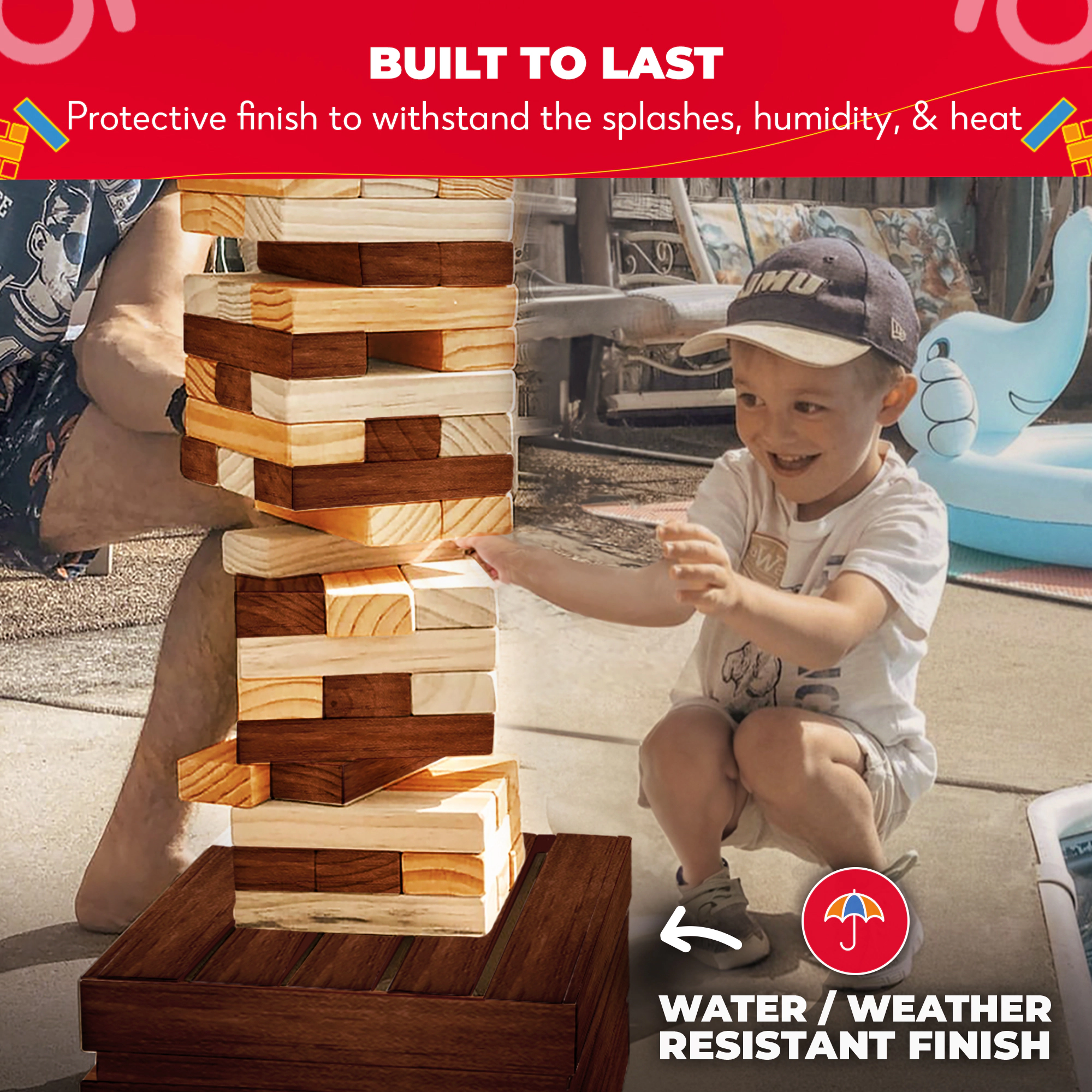 Swooc Games | Reclaimed Wood Giant Tower Game