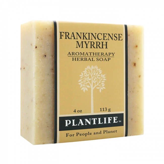 Plantlife Frankincense Myrrh Aromatherapy Herbal Soap