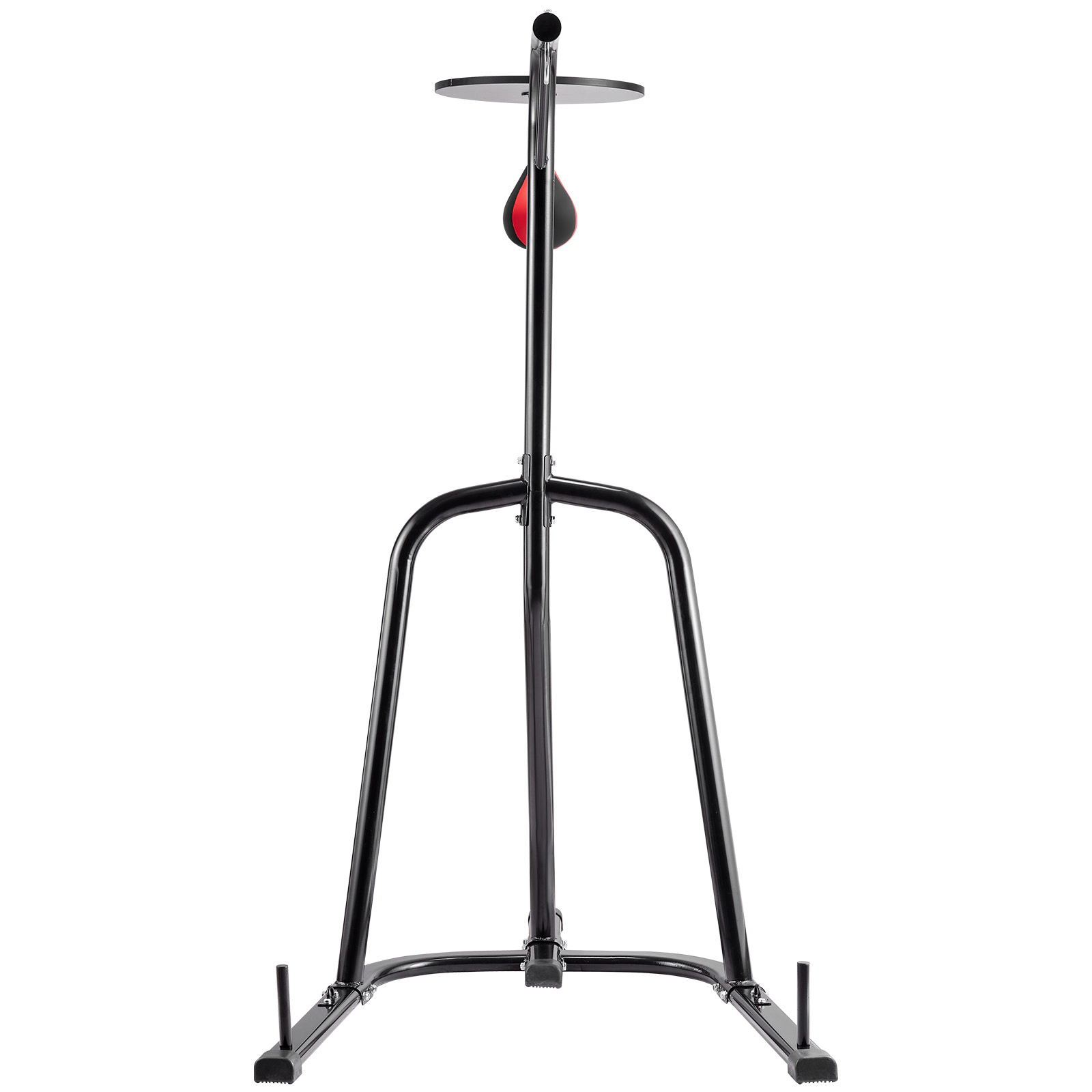 HONGGE Heavy Duty Steel Punching Bag Stand Freestanding Sandbag Rack Holds Up to 140 lbs for Home Gym