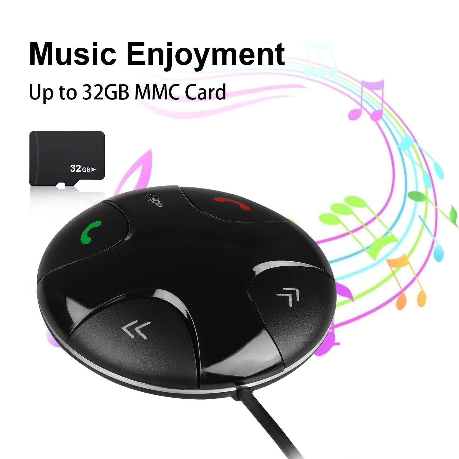 GBruno Wireless FM Transmitter Car Kit With USB Charger