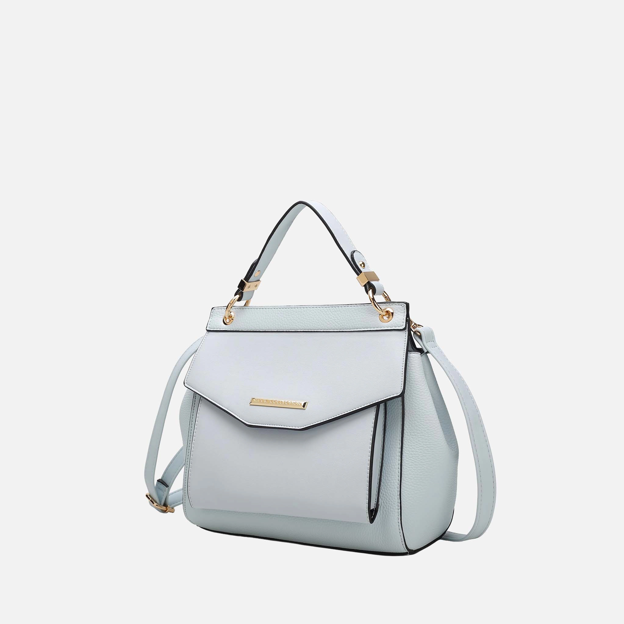 Mia K Collection 3-in-1 Convertible Bag - Vegan Leather Satchel Crossbody Backpack