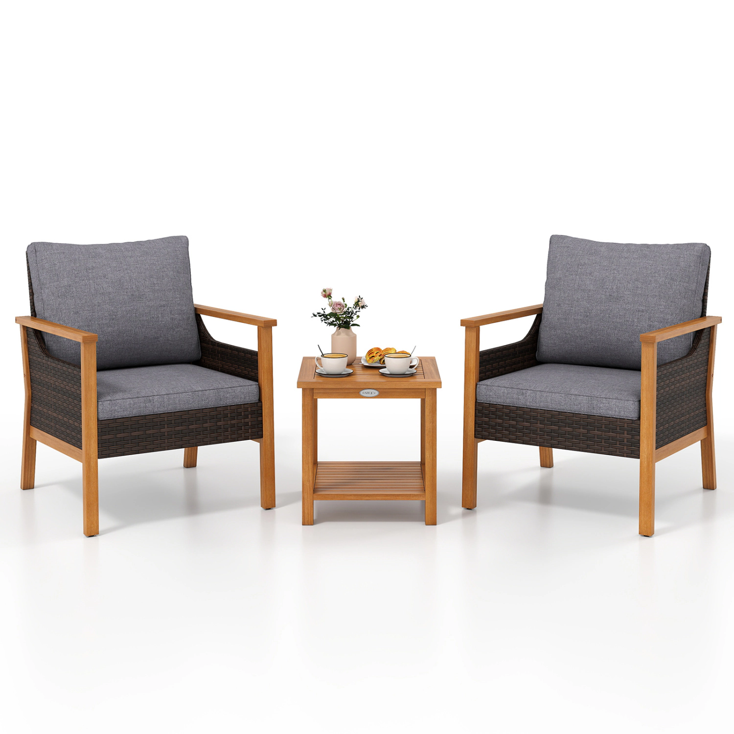 LJG 3 Piece Patio Furniture Set