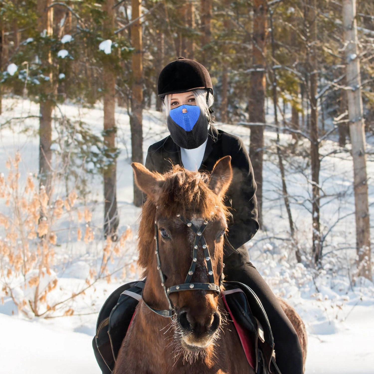 GBruno Fleece Neoprene Half Face Mask