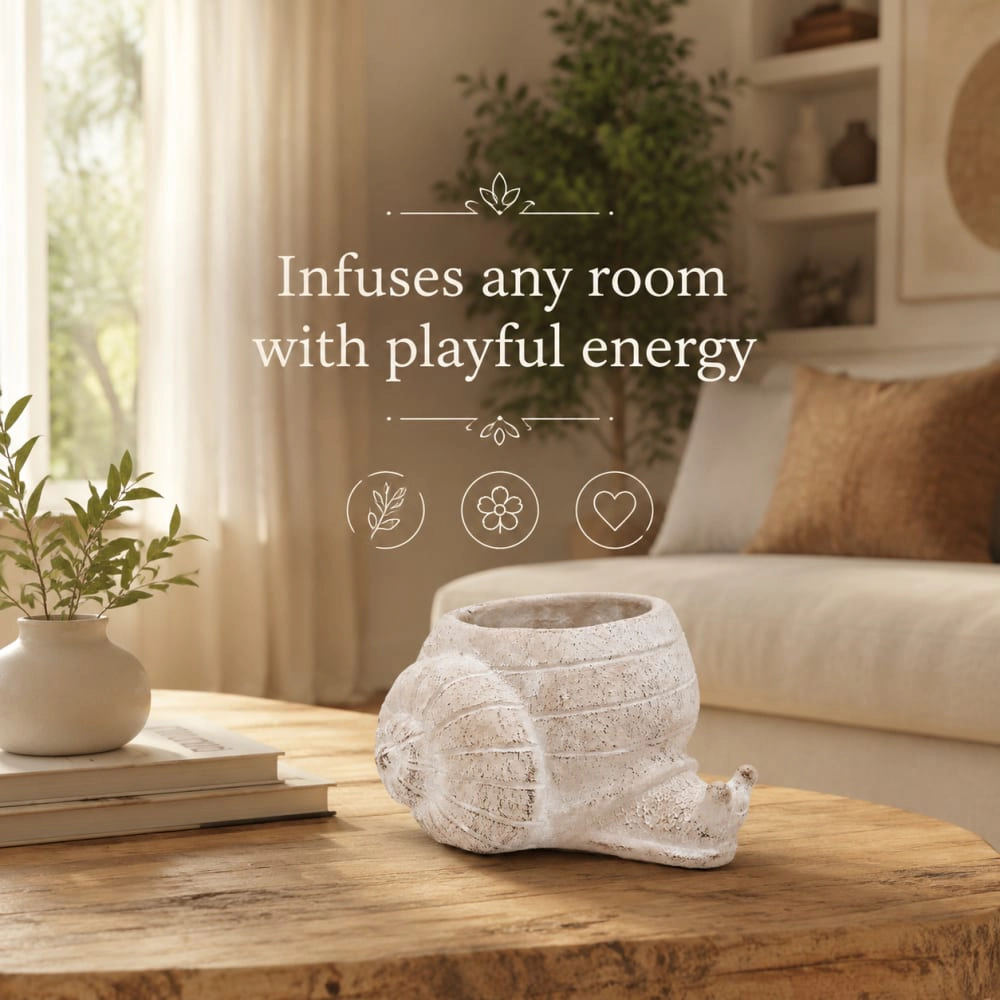 WOW PIONEER Solid Cement Planter Pot