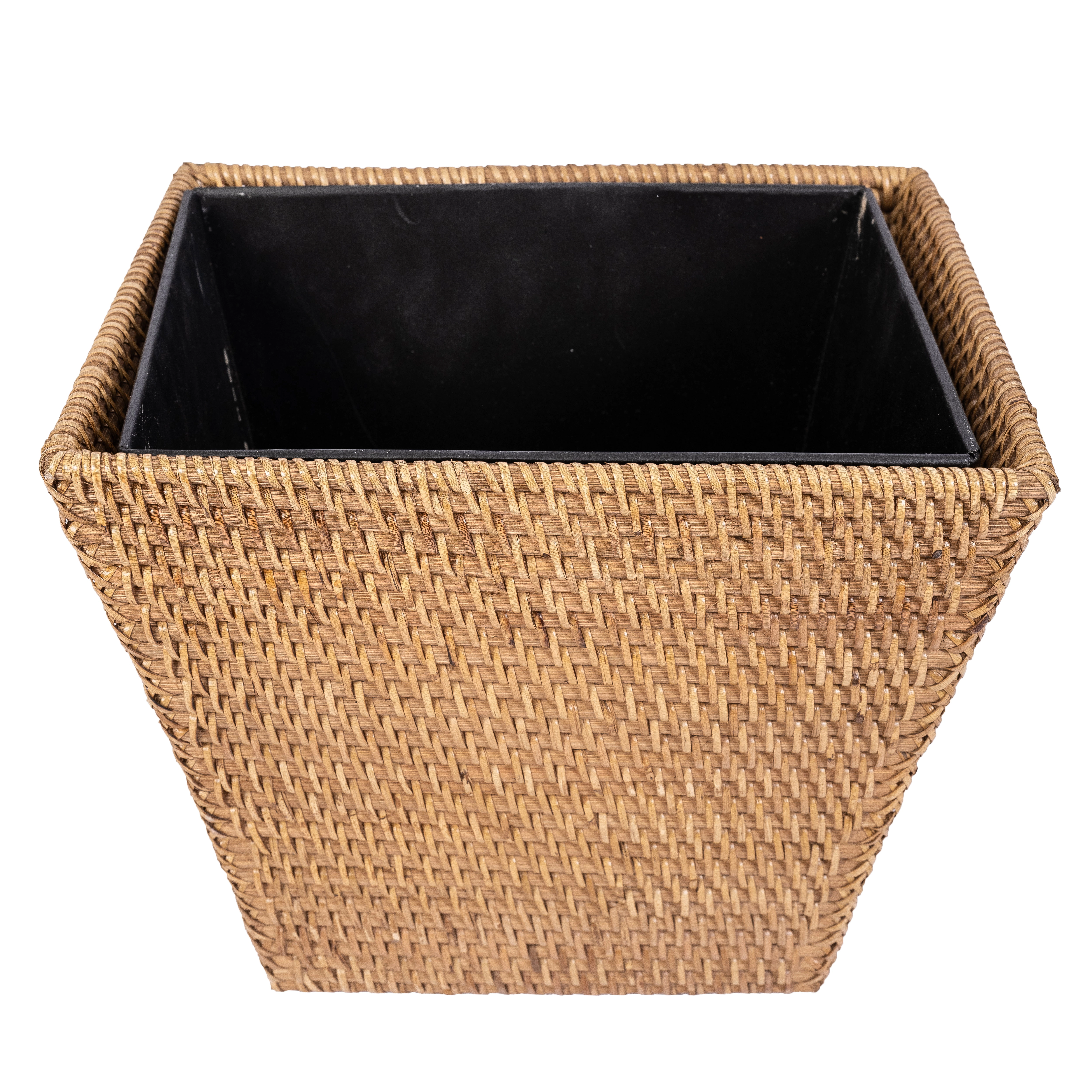 Saboga Home™ Rectangular Tapered Waste Basket with Metal Liner