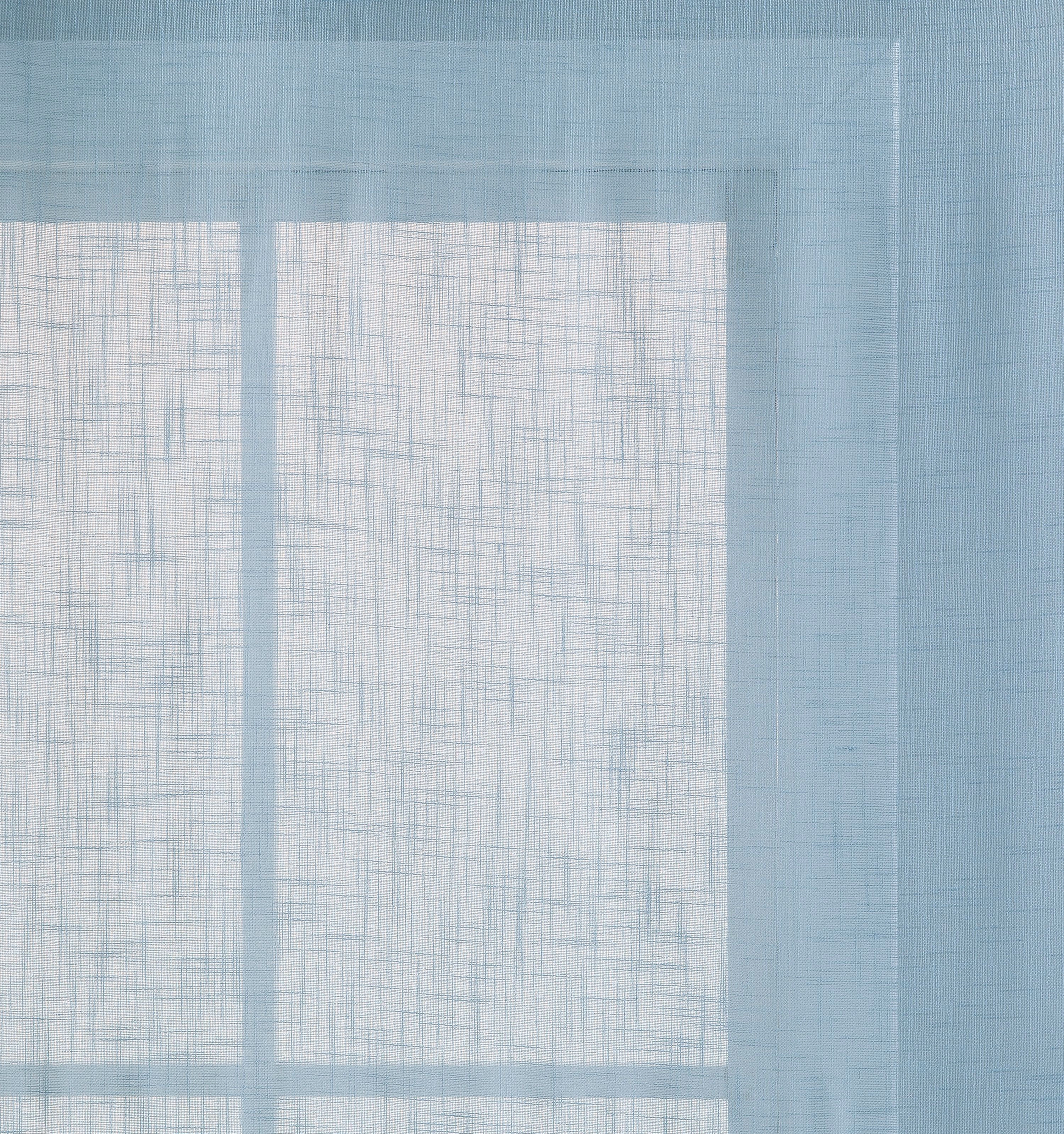 Kate Aurora Coordinating 4 Piece Geometric & Solid Grommet Top Window Curtain Set