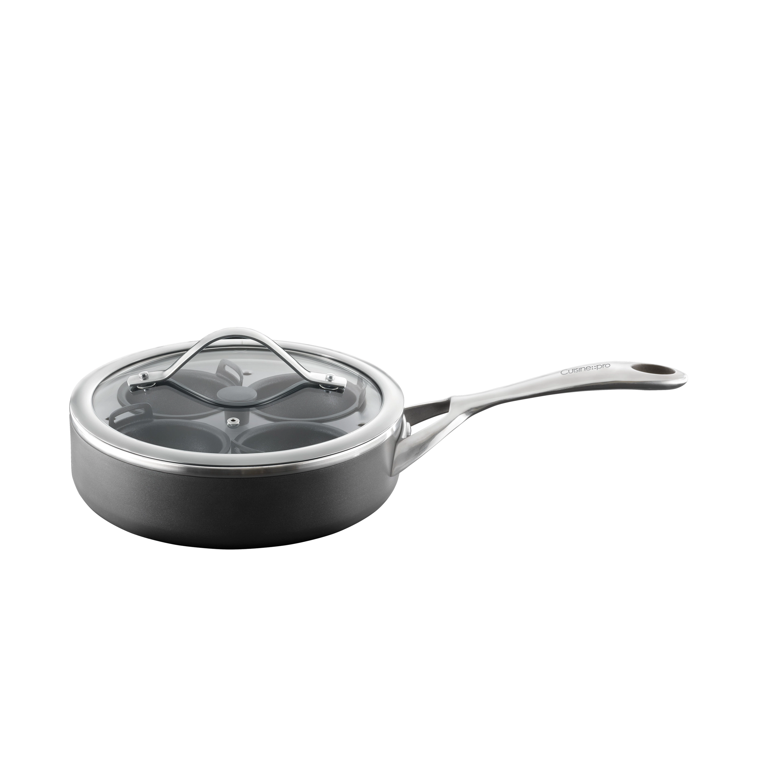 Cuisine::pro® iD3® 4-Egg Poacher With Lid 1.5 Qt.
