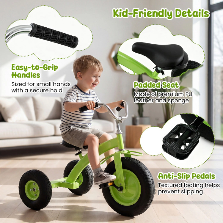 Hivvago Kids Carbon Steel Bike with Inflatable Rubber Tires