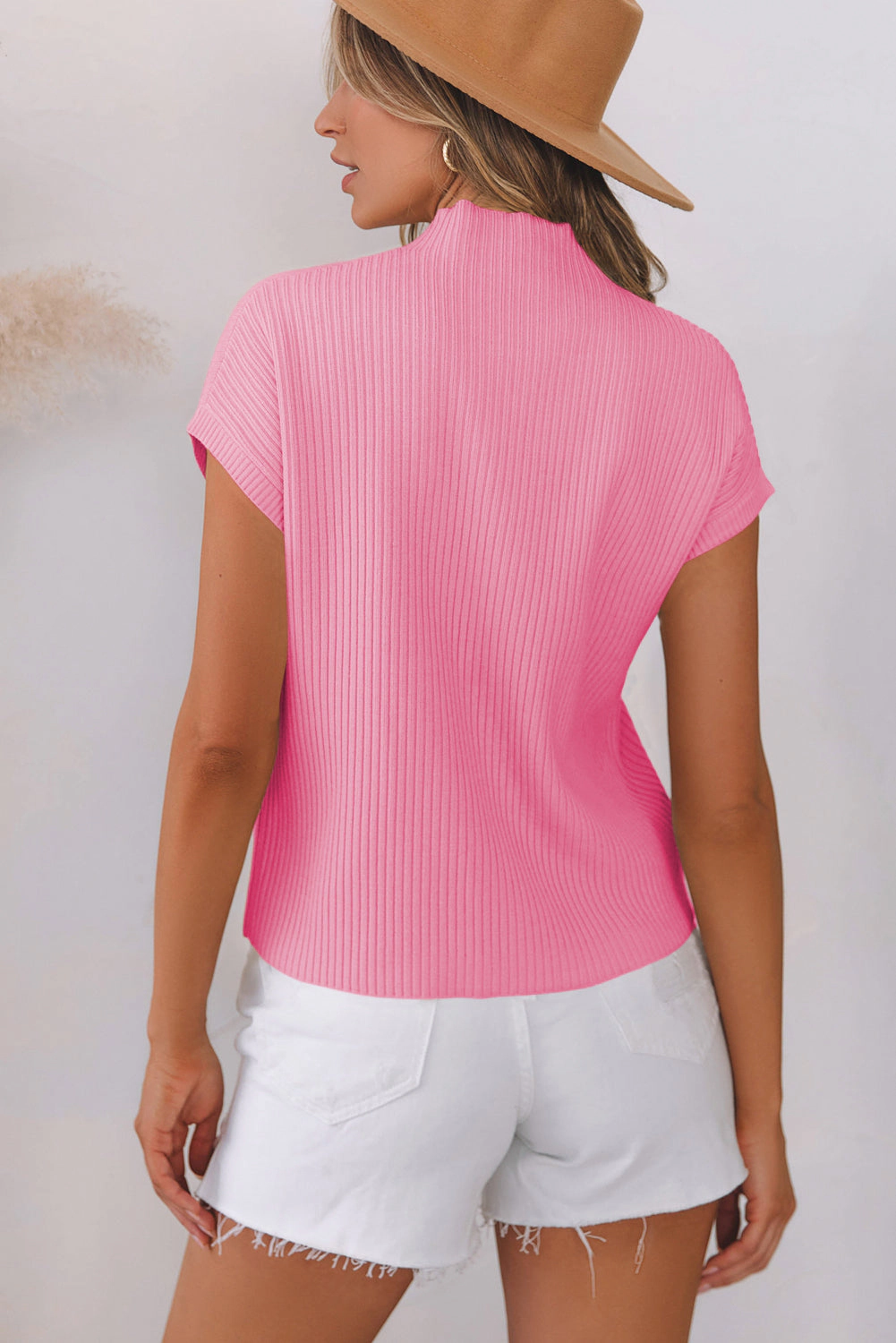 Threaded Pear Women's Calliope Knit Short Sleeve Sweater