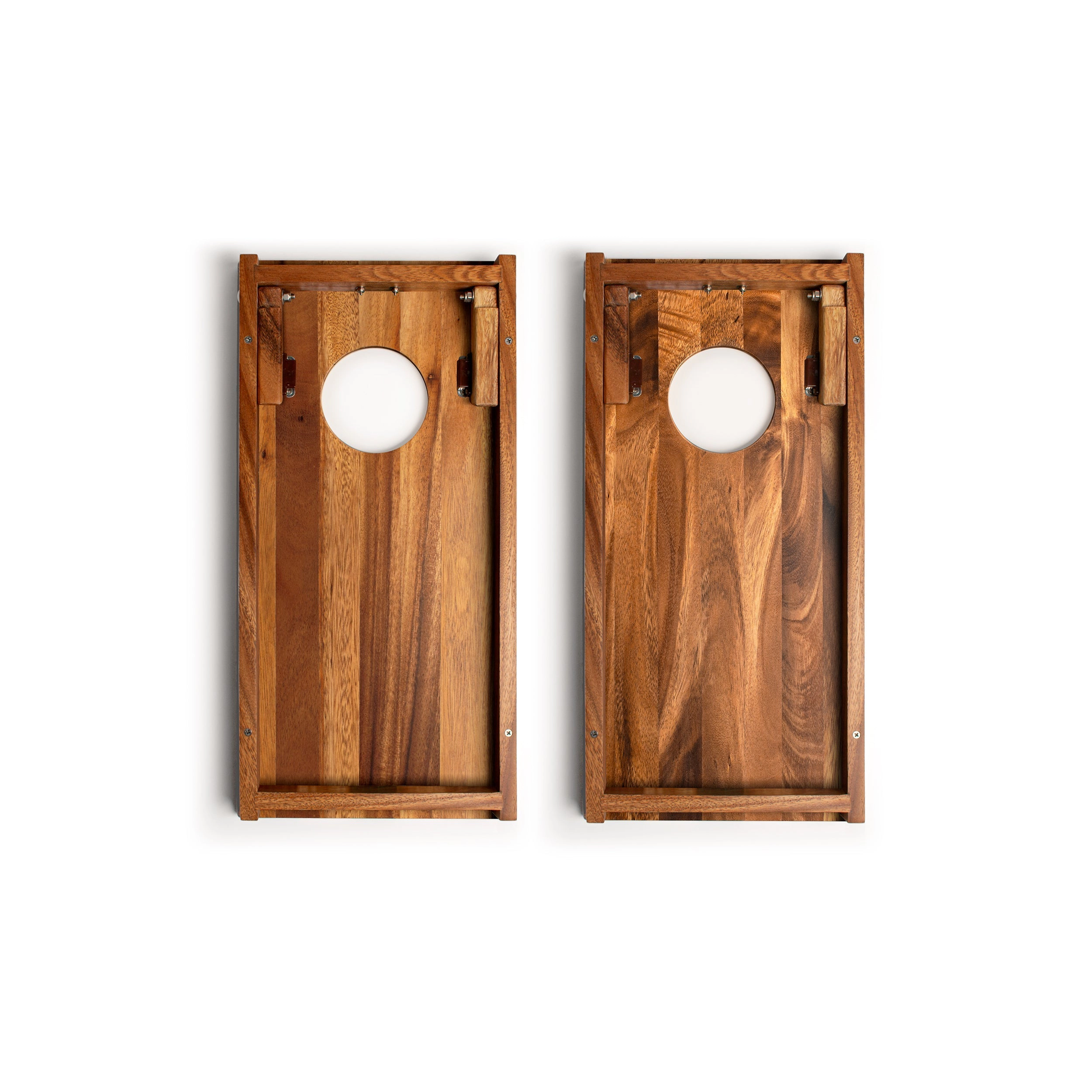 Elakai 1ft x 2ft Beach Epoxy Resin Wood Compact Travel Cornhole Board Set