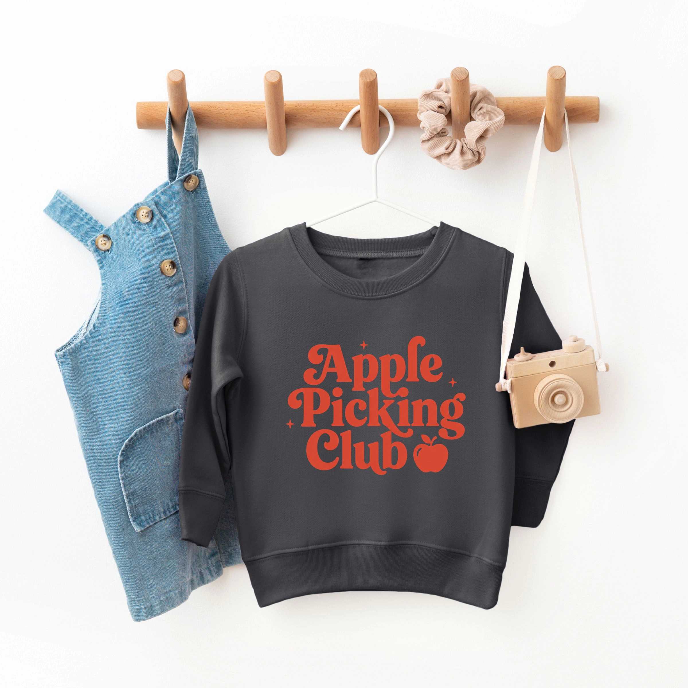 The Juniper Shop - Toddler Graphic Sweatshirt Apple Picking Club Stars