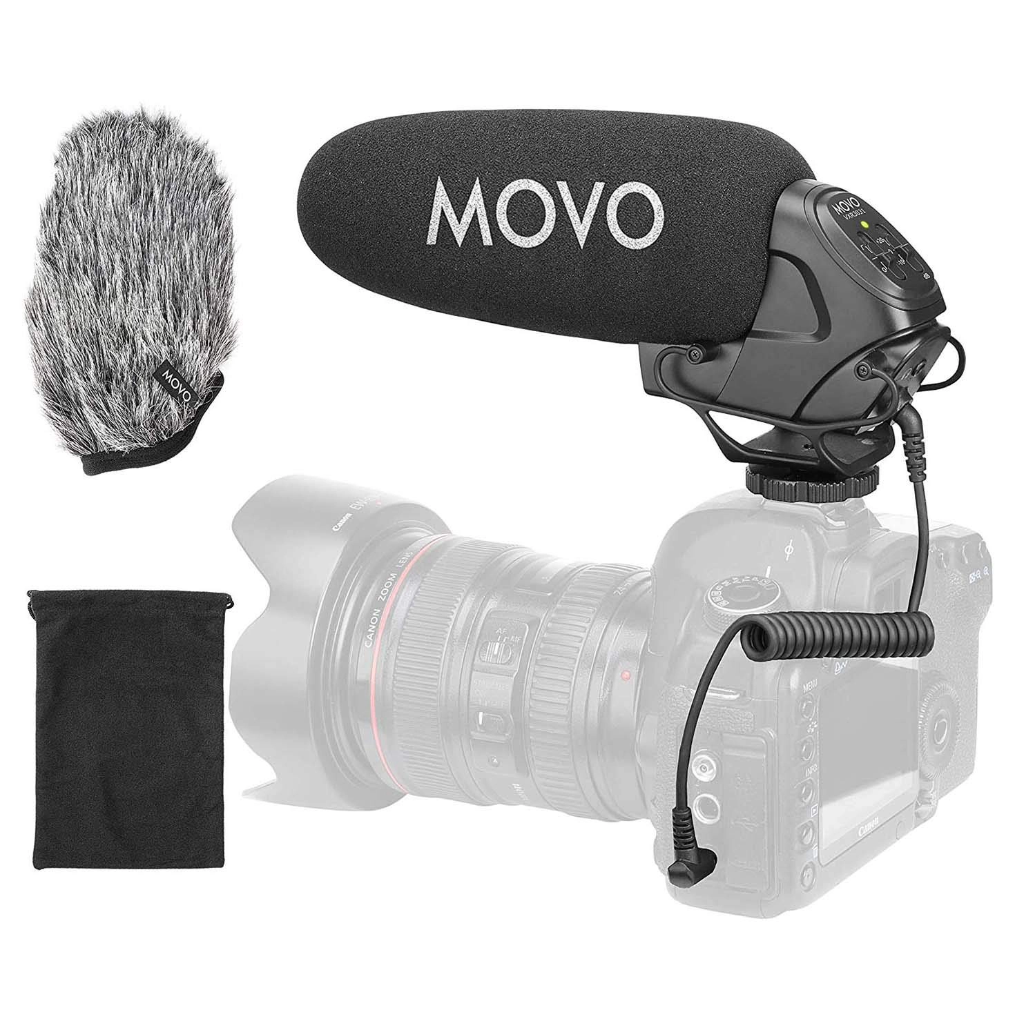 Movo VXR3031 Shotgun Microphone - Supercardioid On-Camera Shotgun Mic