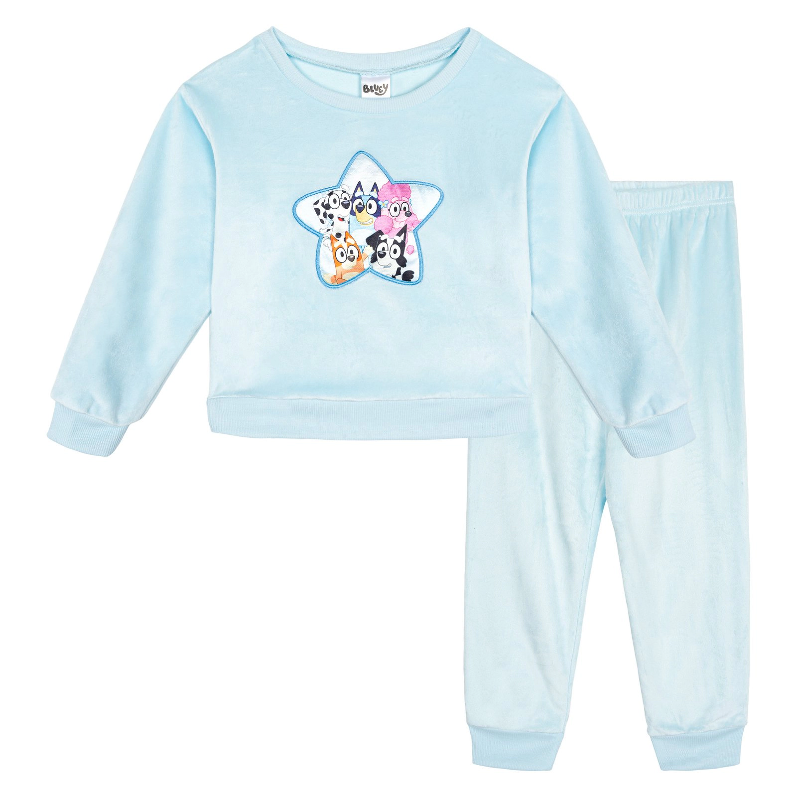 Bluey Girls' Velour Sweatshirt and Pants Set
