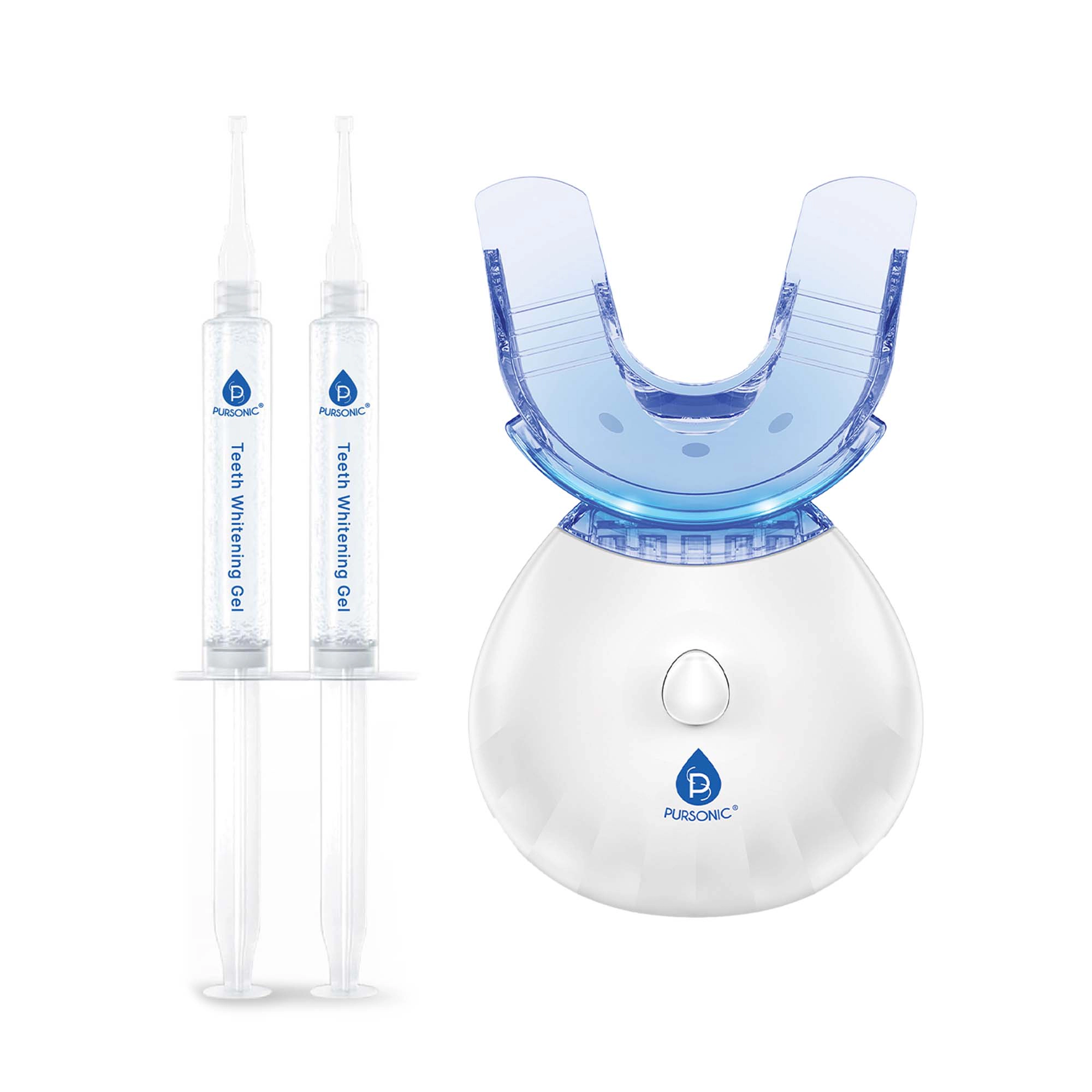 Pursonic Unisex Advanced LED Teeth Whitening Solution – Professional Home Teeth Whitening System with LED Light Accelerator