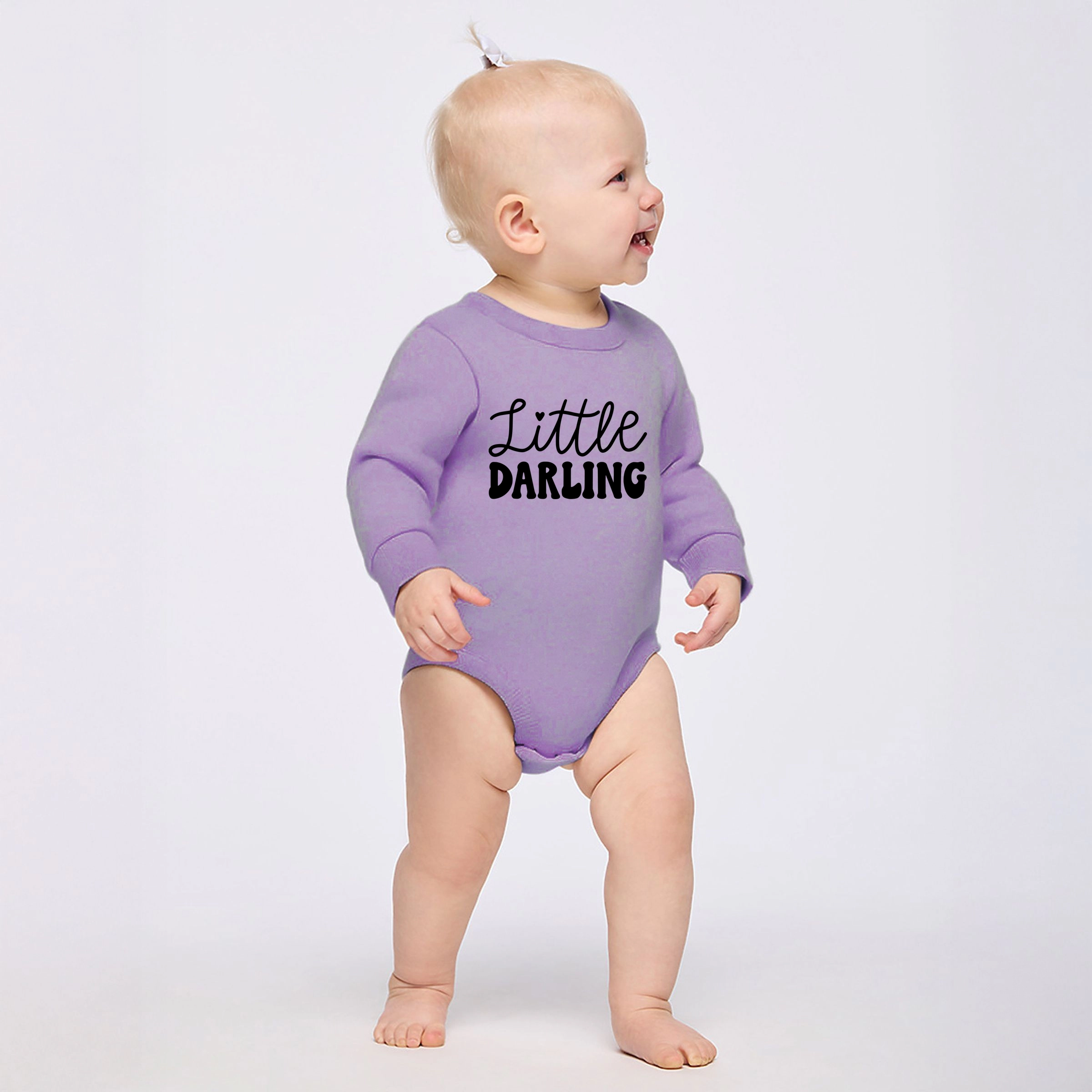 The Juniper Shop - Little Darling Cursive Infant Fleece BodySuit
