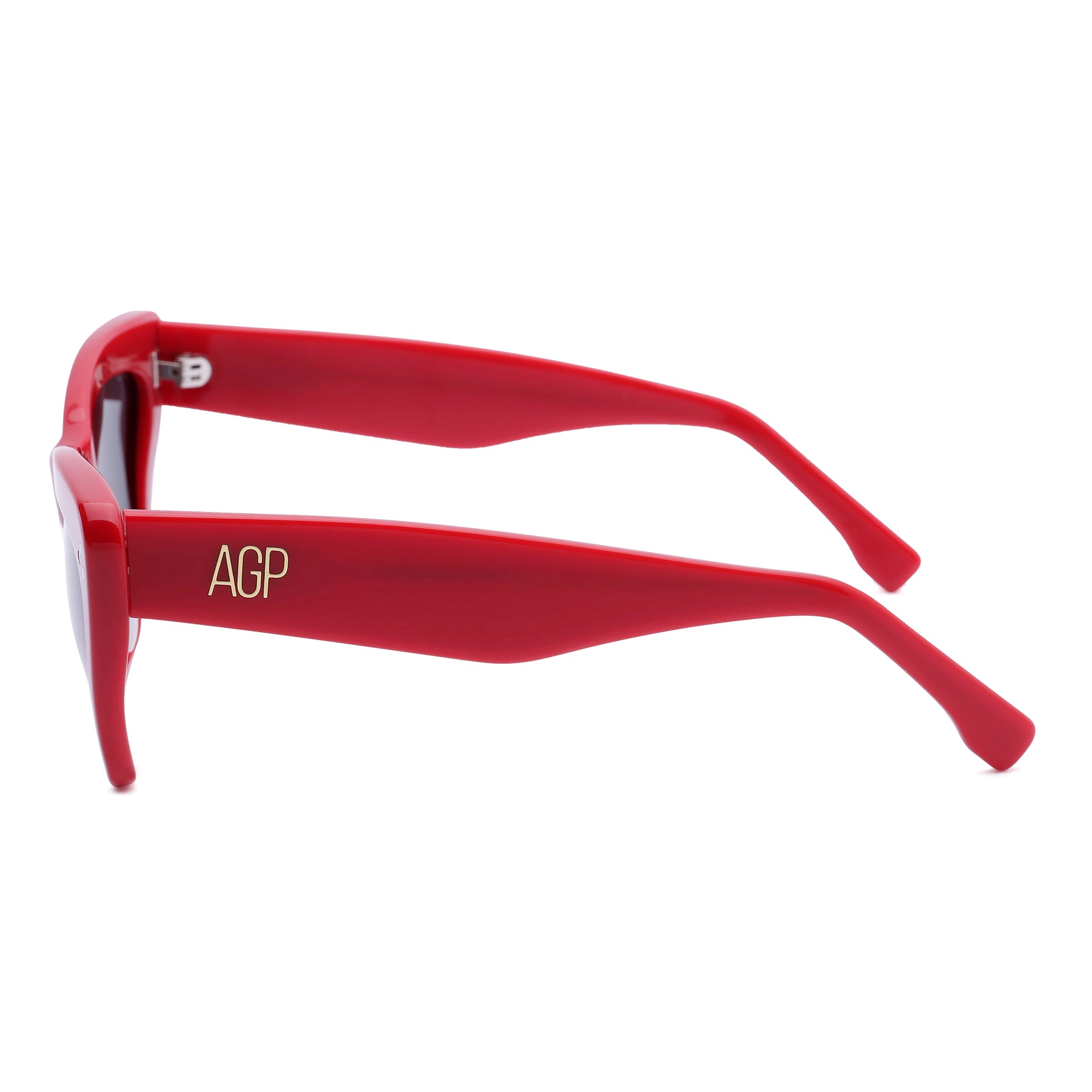 AGP PARIS Women's Retro Cat Eye Acetate Polarized Lens UV400 Sunglasses