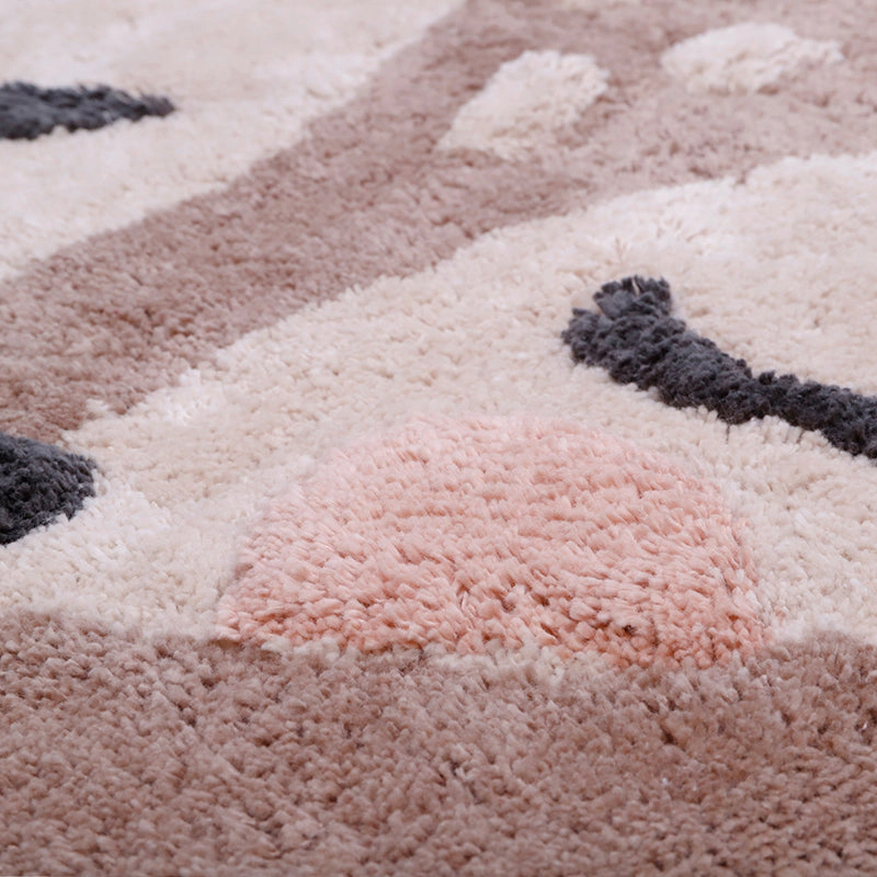 Nattiot Washable Cotton Fawn Kids Rug - Little Deer
