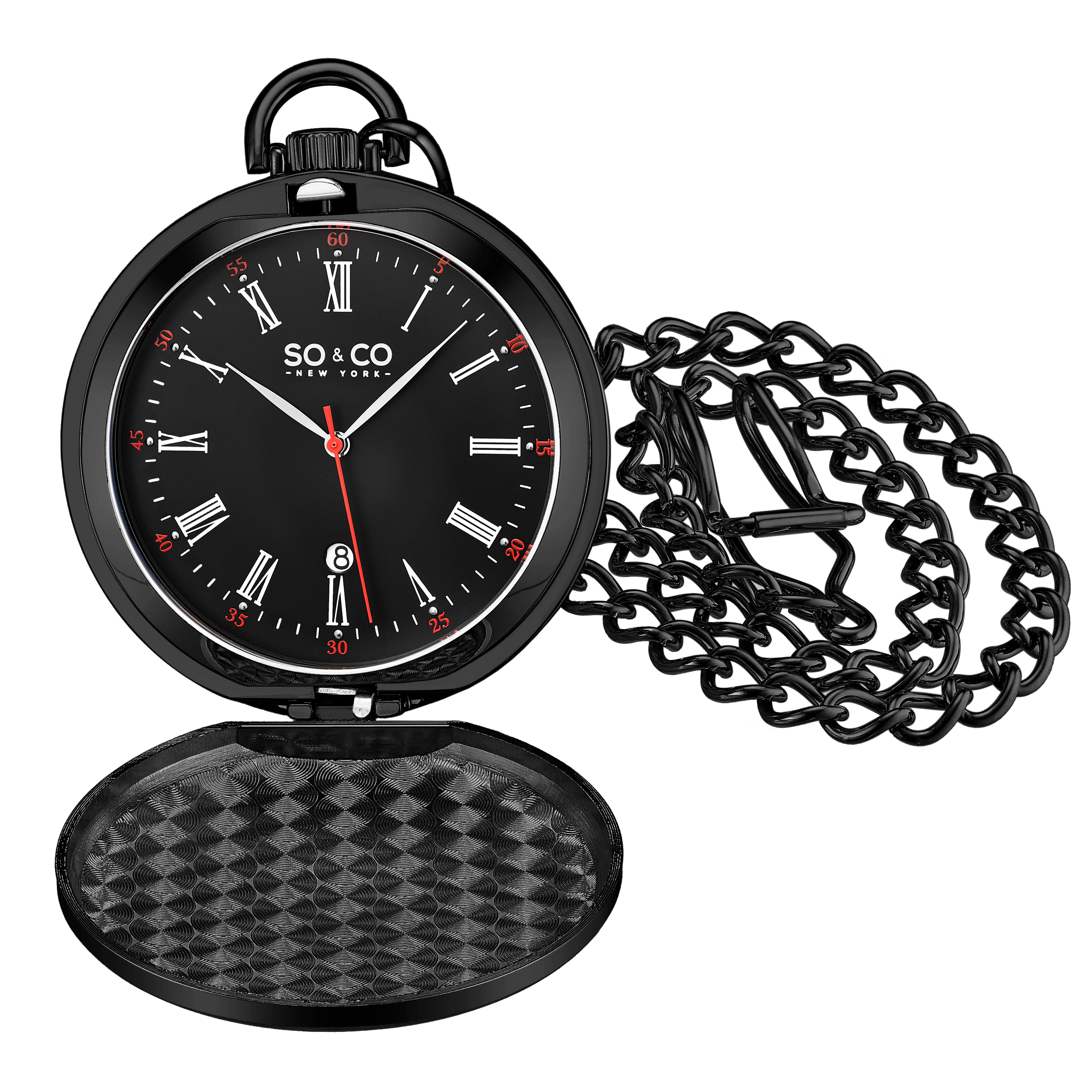 SO&CO 5596 49mm Classic Pocket Watch