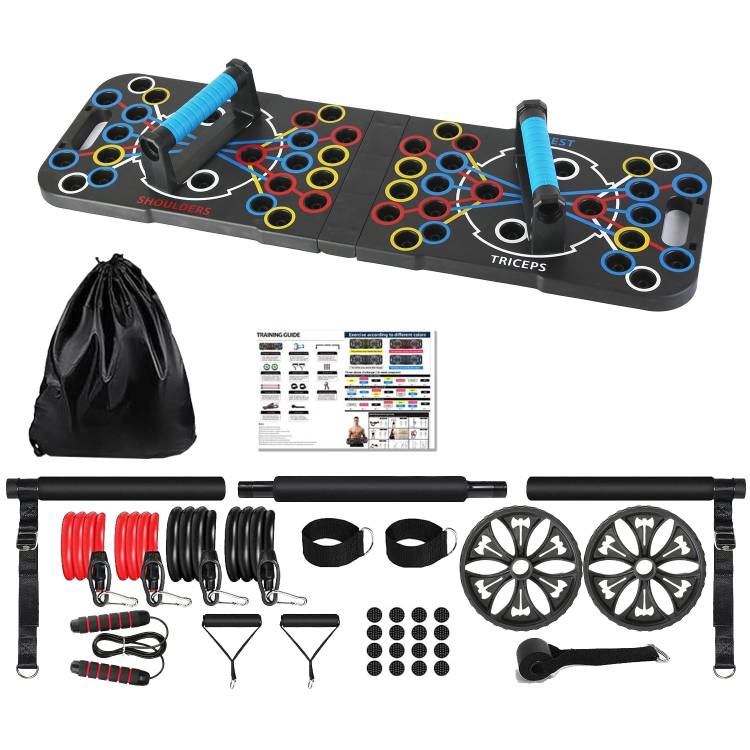 GBruno 15-Piece Push Up Board Workout System